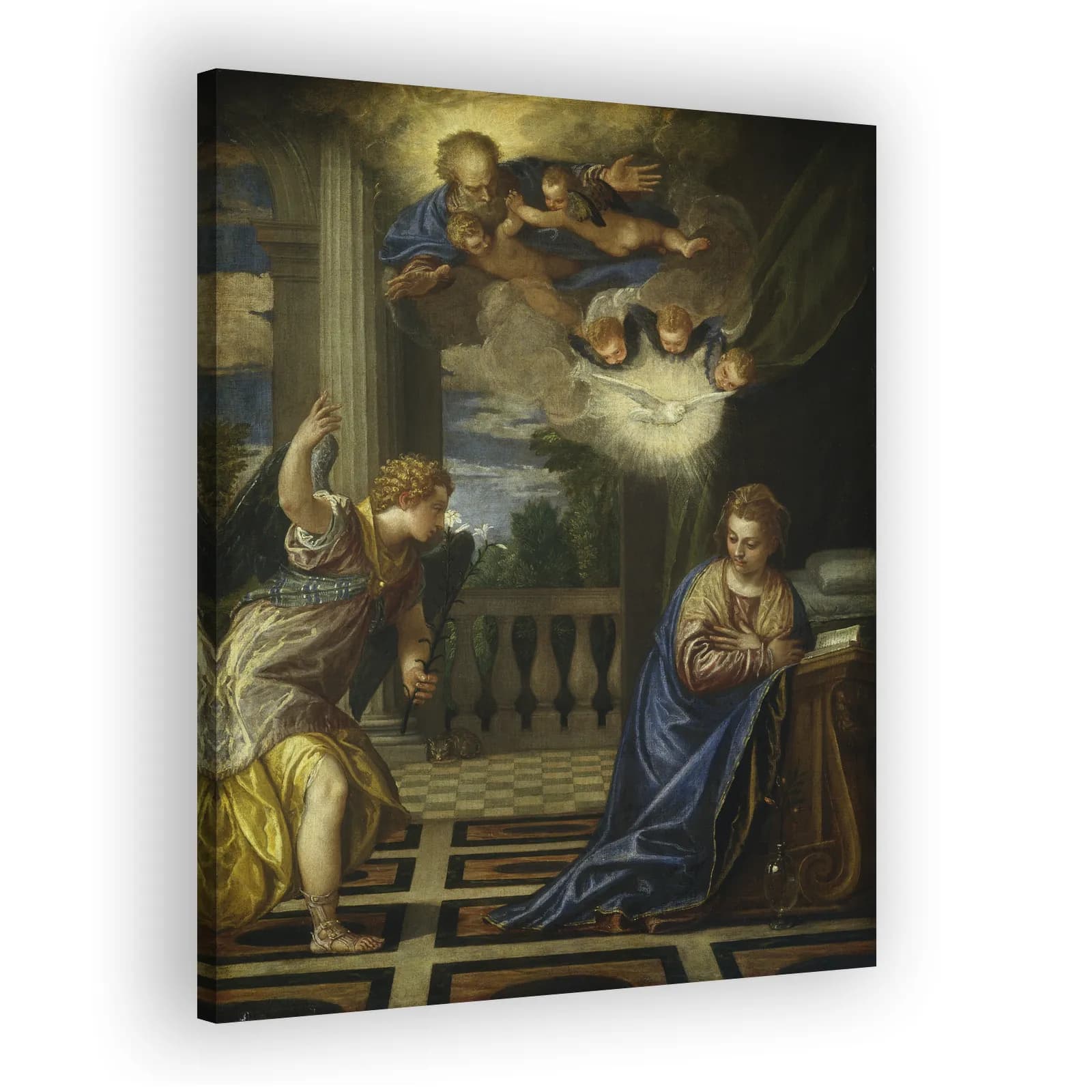 The Annunciation by Paolo Veronese - view 2 thumbnail