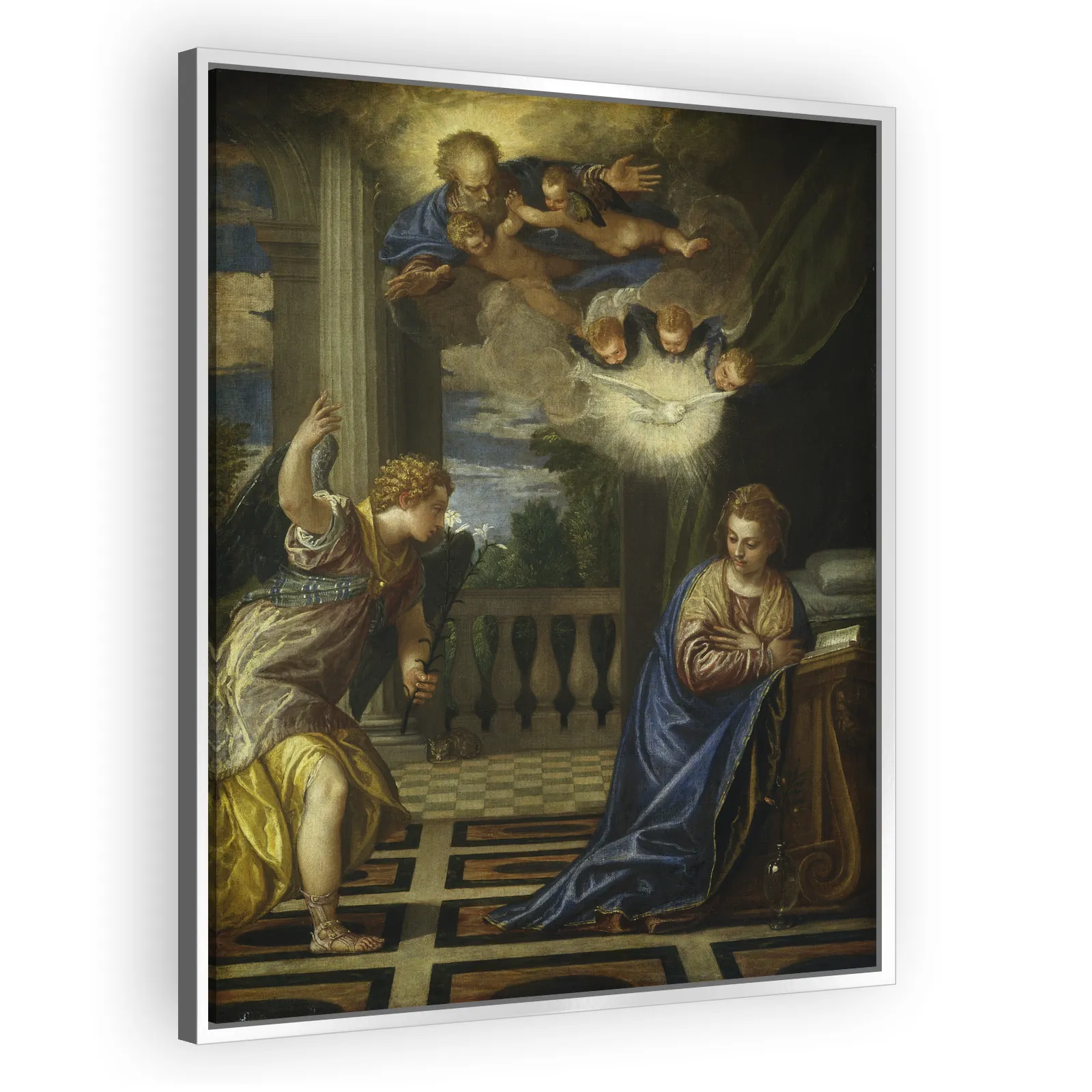 The Annunciation by Paolo Veronese - view 4 thumbnail