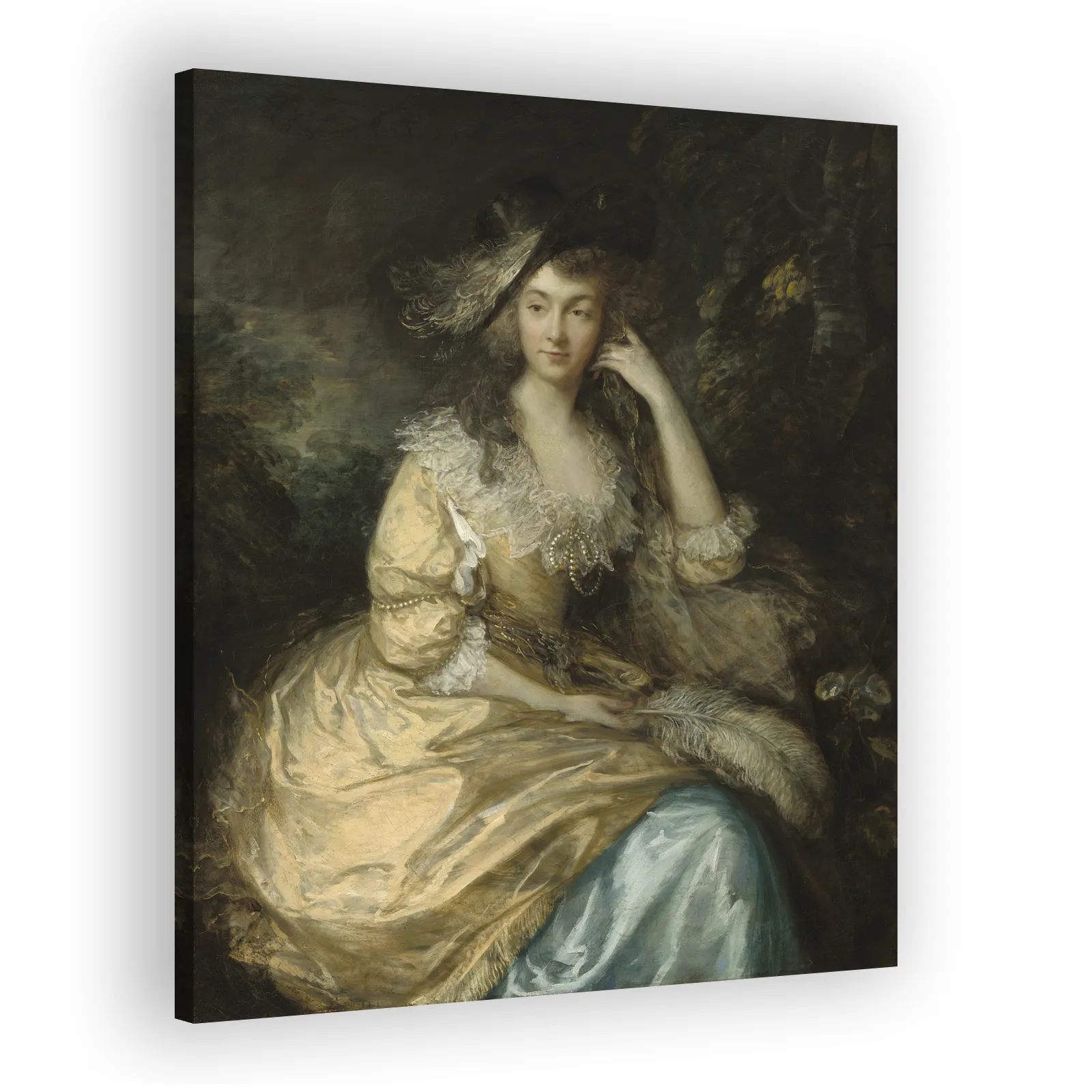 Frances Susanna, Lady de Dunstanville by Thomas Gainsborough - view 2 thumbnail
