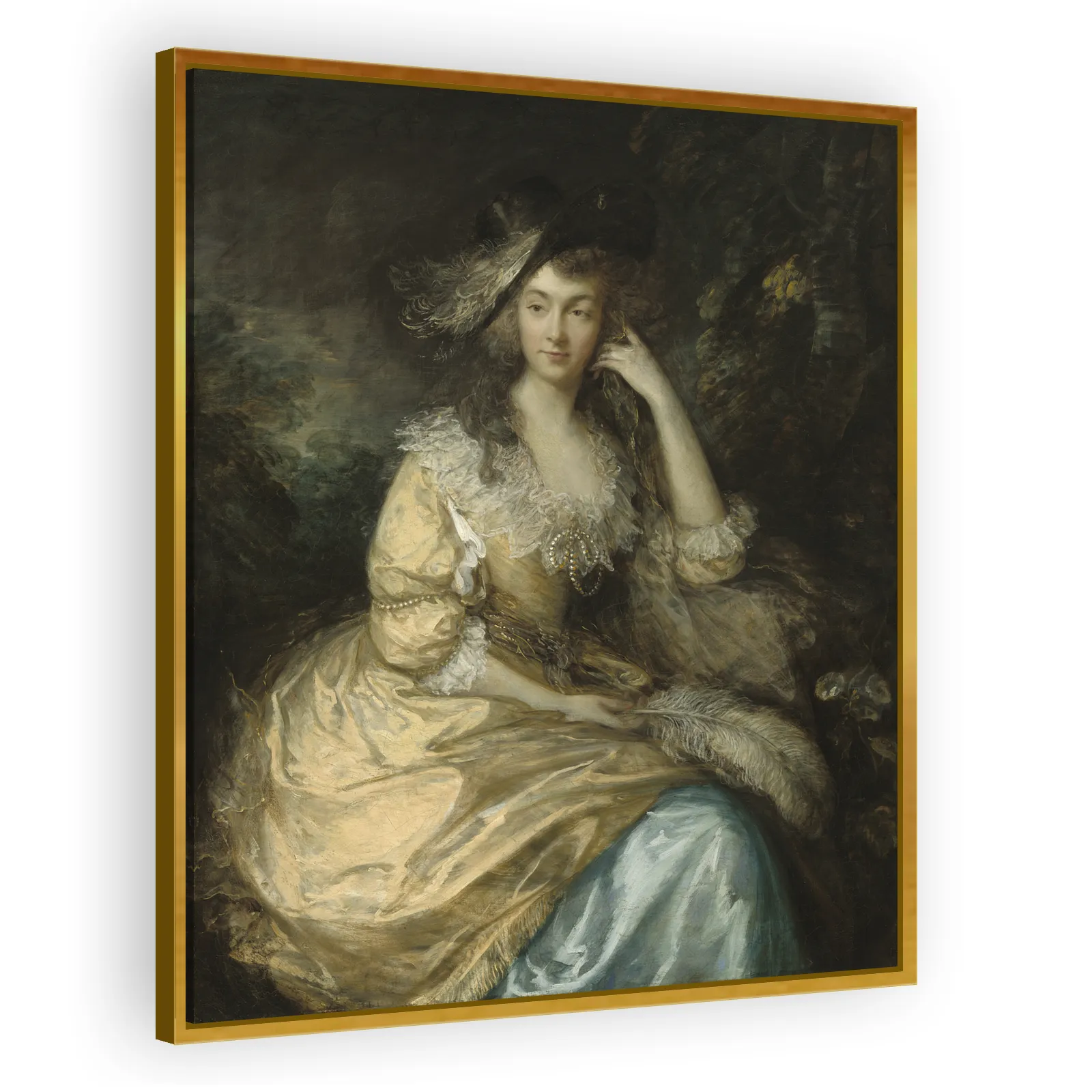 Frances Susanna, Lady de Dunstanville by Thomas Gainsborough - view 3 thumbnail