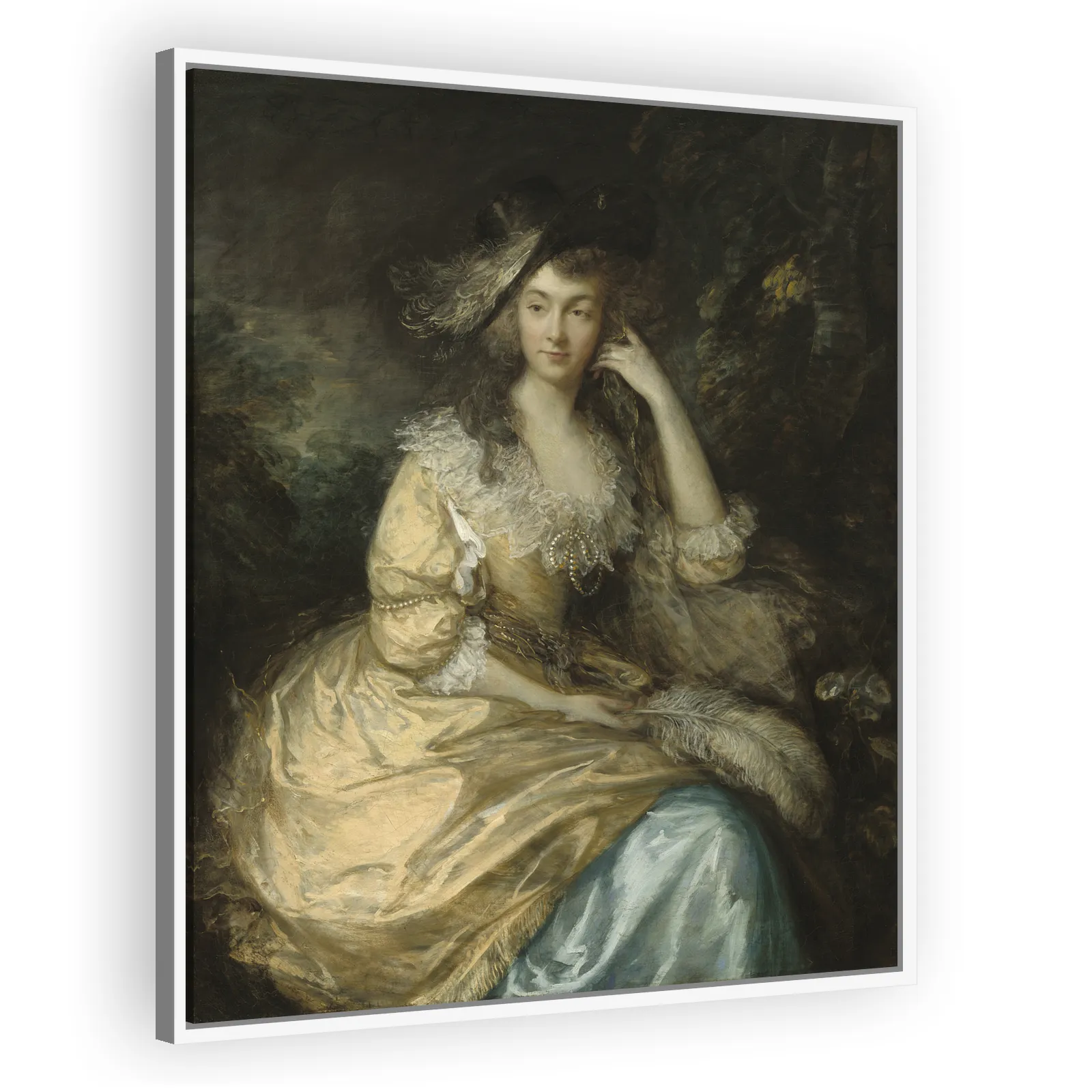 Frances Susanna, Lady de Dunstanville by Thomas Gainsborough - view 5 thumbnail