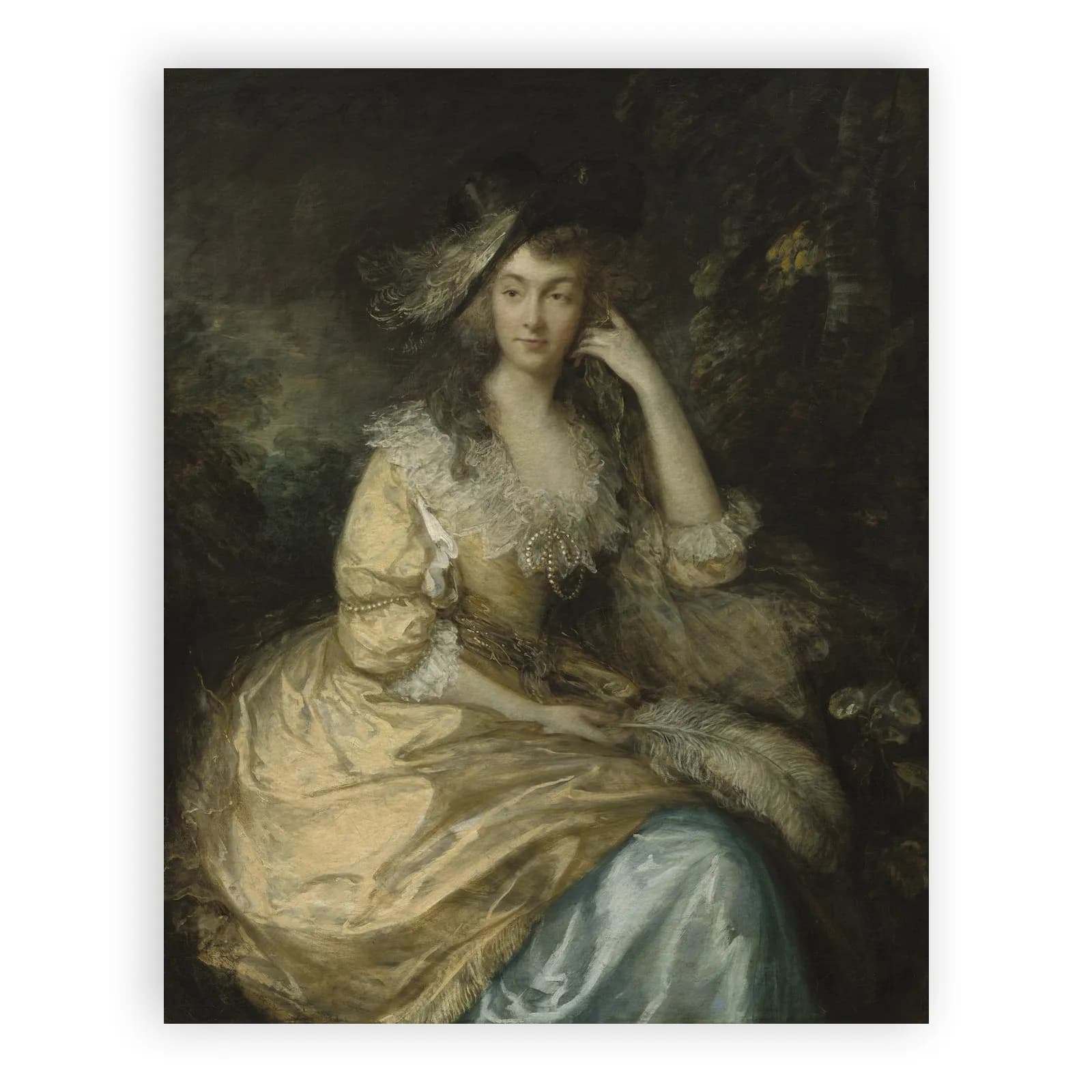 Frances Susanna, Lady de Dunstanville by Thomas Gainsborough - view 6 thumbnail