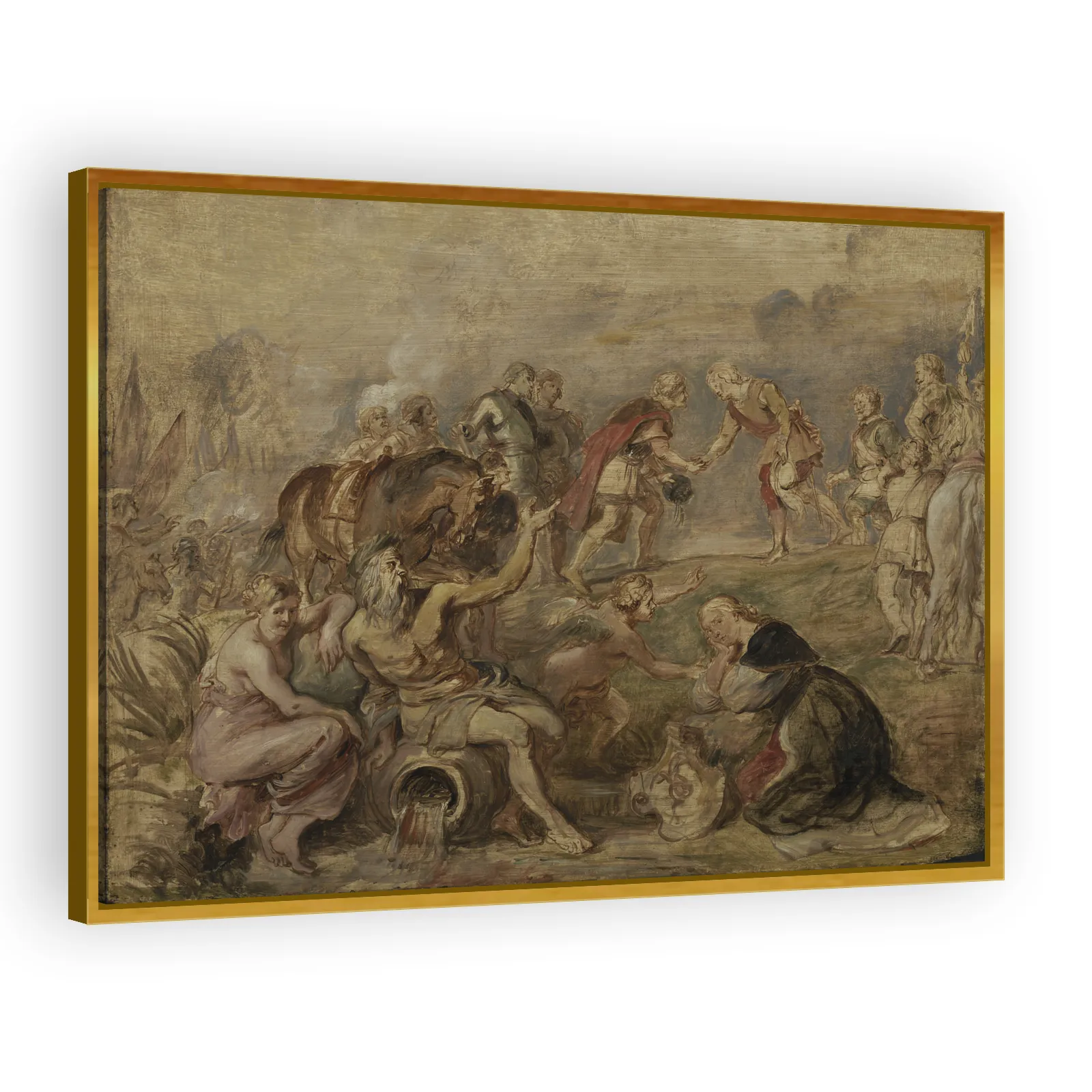 Meeting of King Ferdinand of Hungary and Cardinal-Infante Ferdinand of Spain at Nördlingen by Peter Paul Rubens - view 3 thumbnail