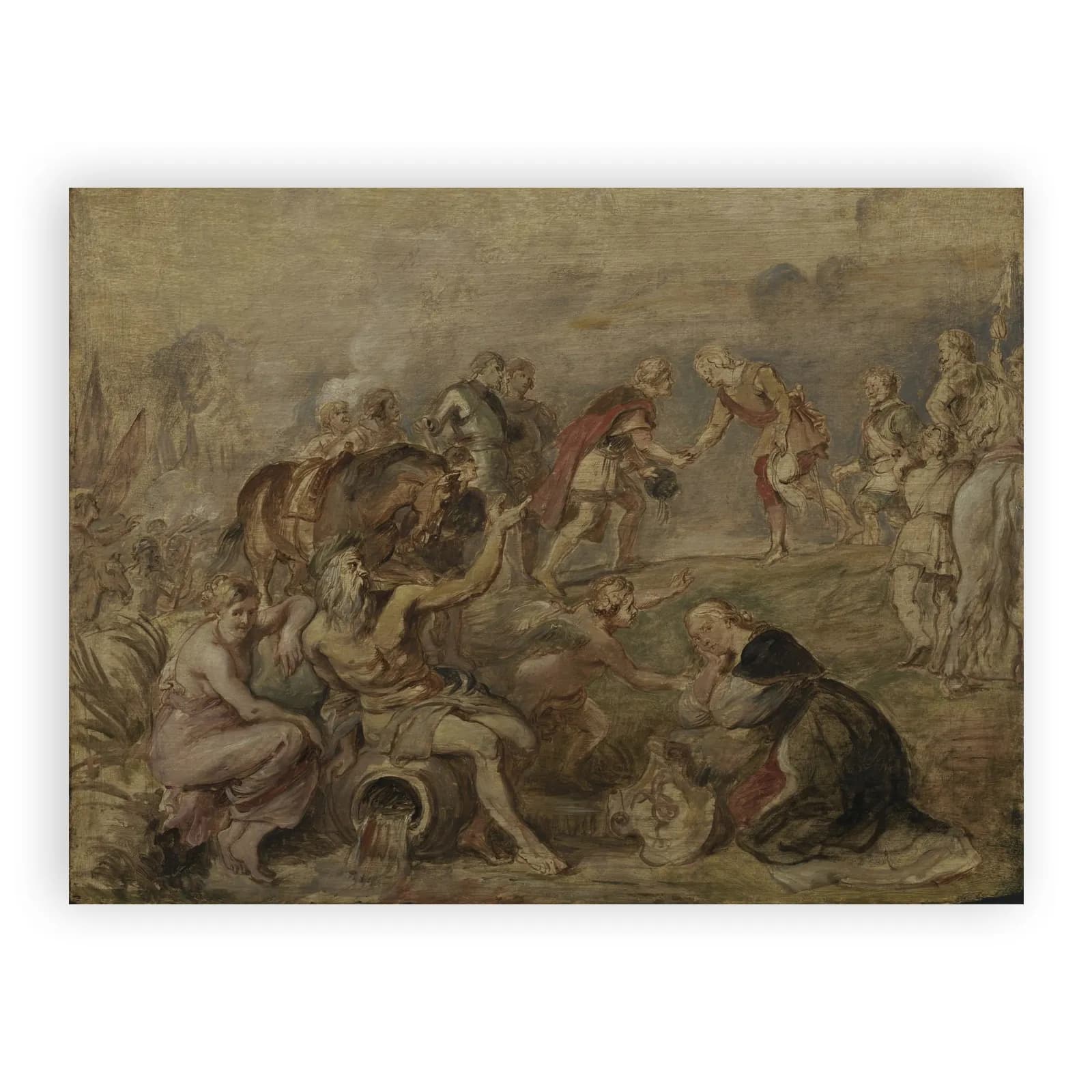 Meeting of King Ferdinand of Hungary and Cardinal-Infante Ferdinand of Spain at Nördlingen by Peter Paul Rubens - view 6 thumbnail