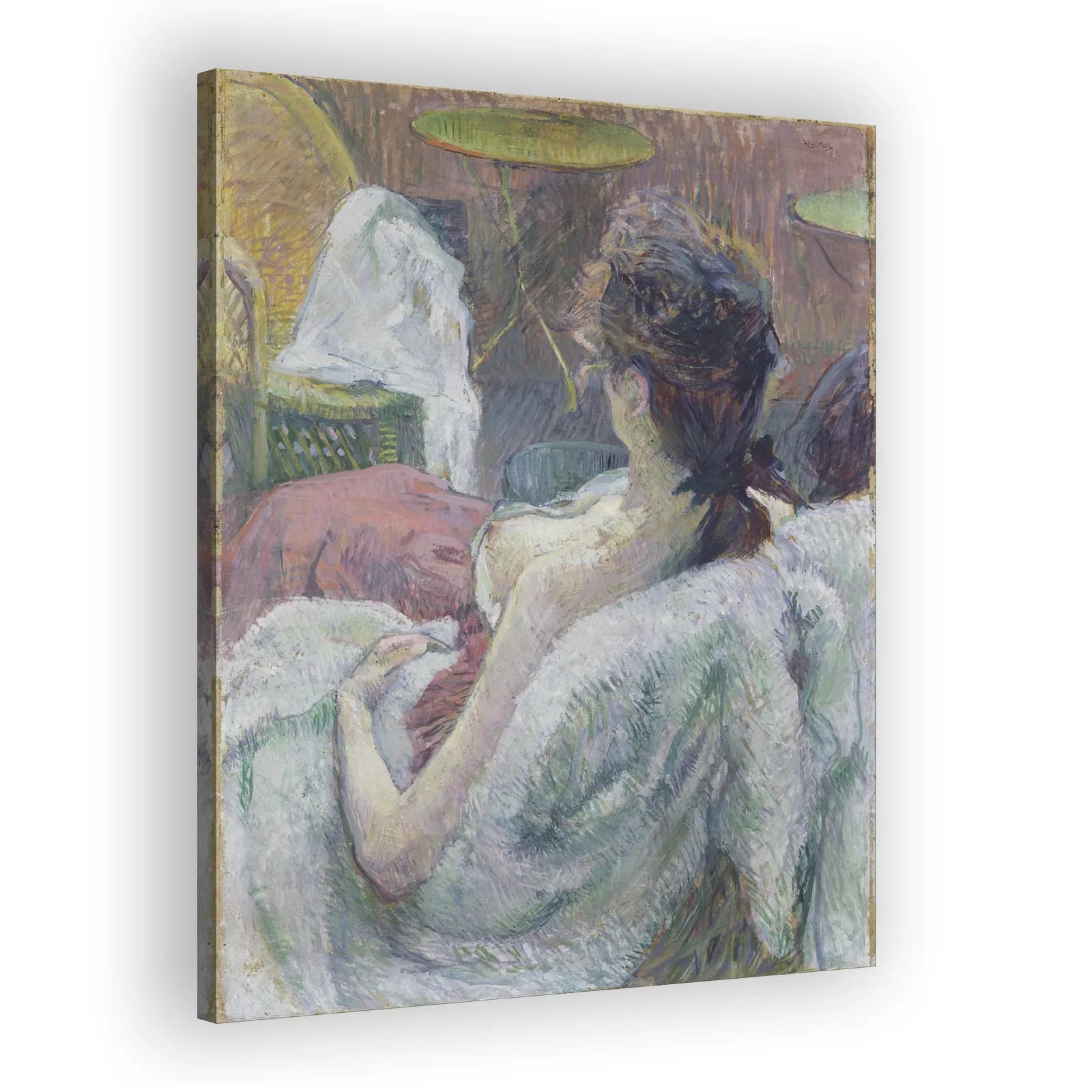 The Model Resting by Henri De Toulouse Lautrec - view 2 thumbnail