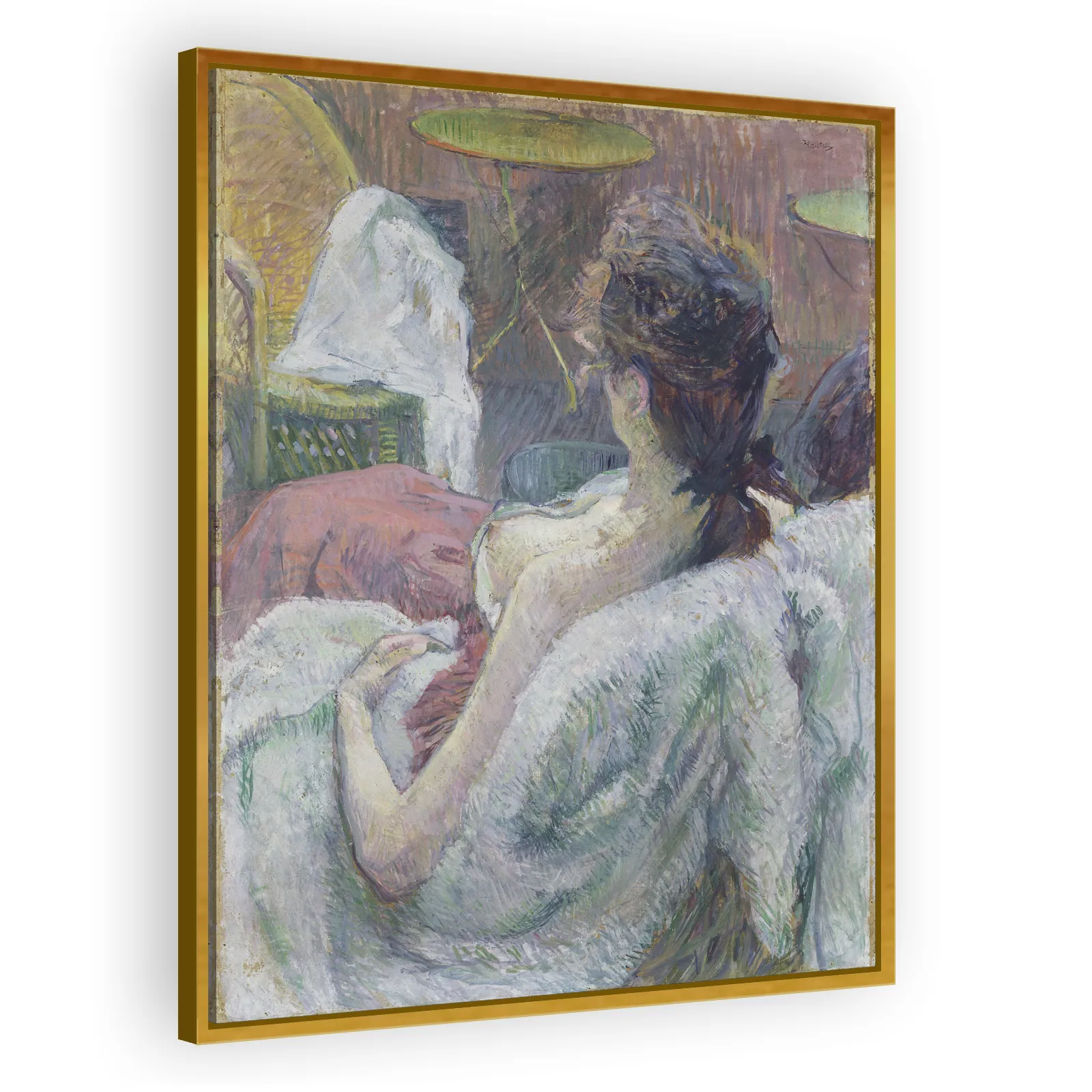 The Model Resting by Henri De Toulouse Lautrec - view 3 thumbnail