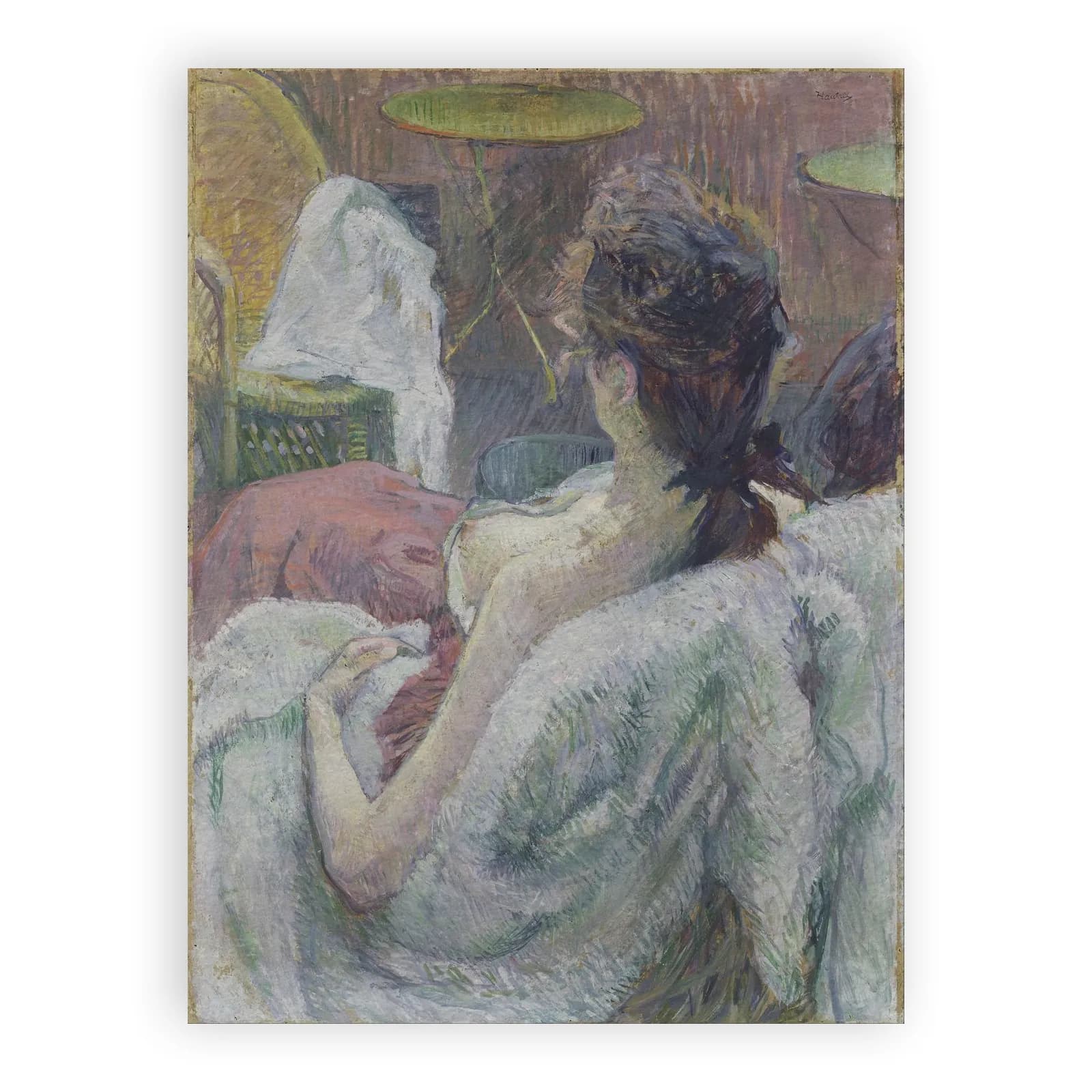The Model Resting by Henri De Toulouse Lautrec - view 6 thumbnail