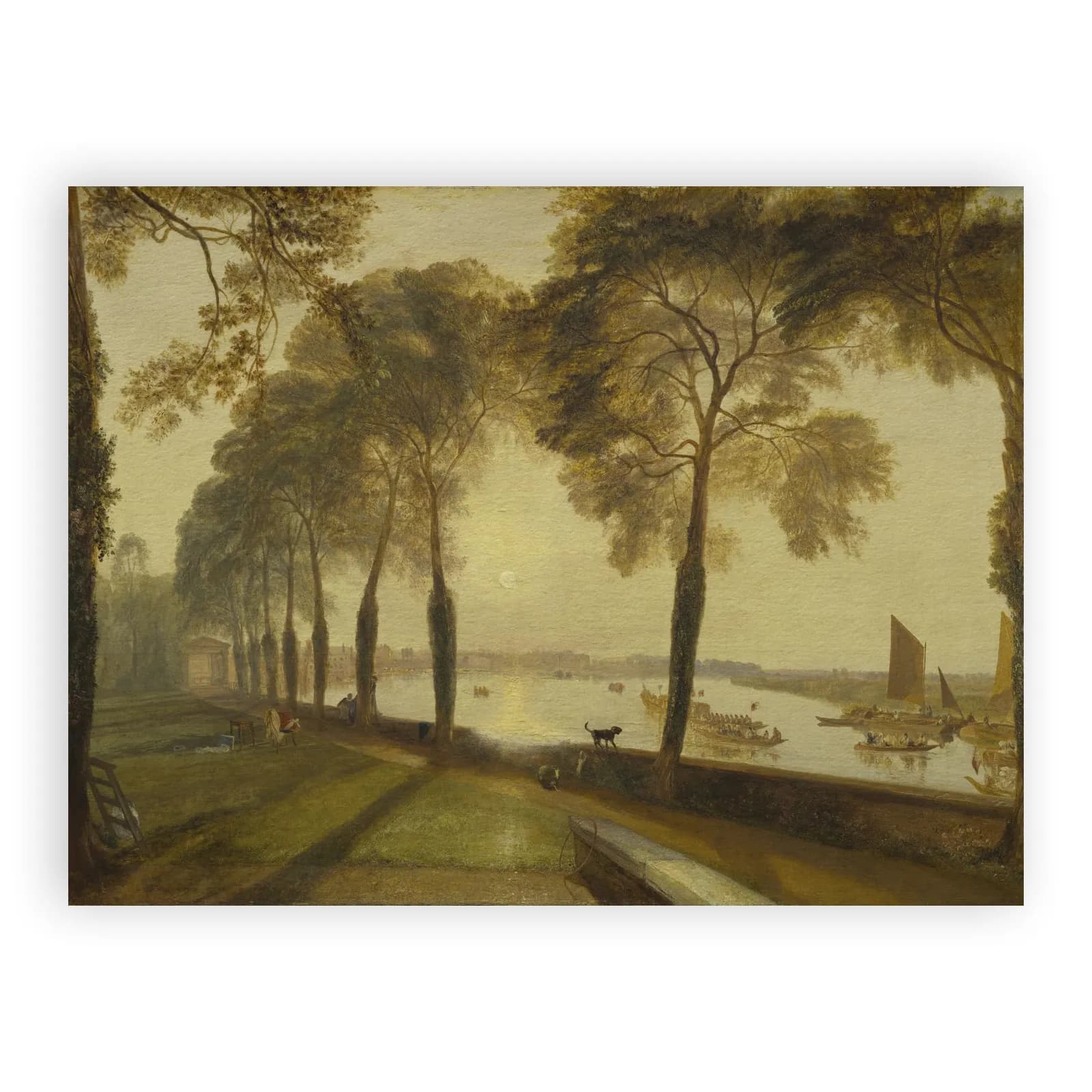 Mortlake Terrace by J M W Turner - view 6 thumbnail