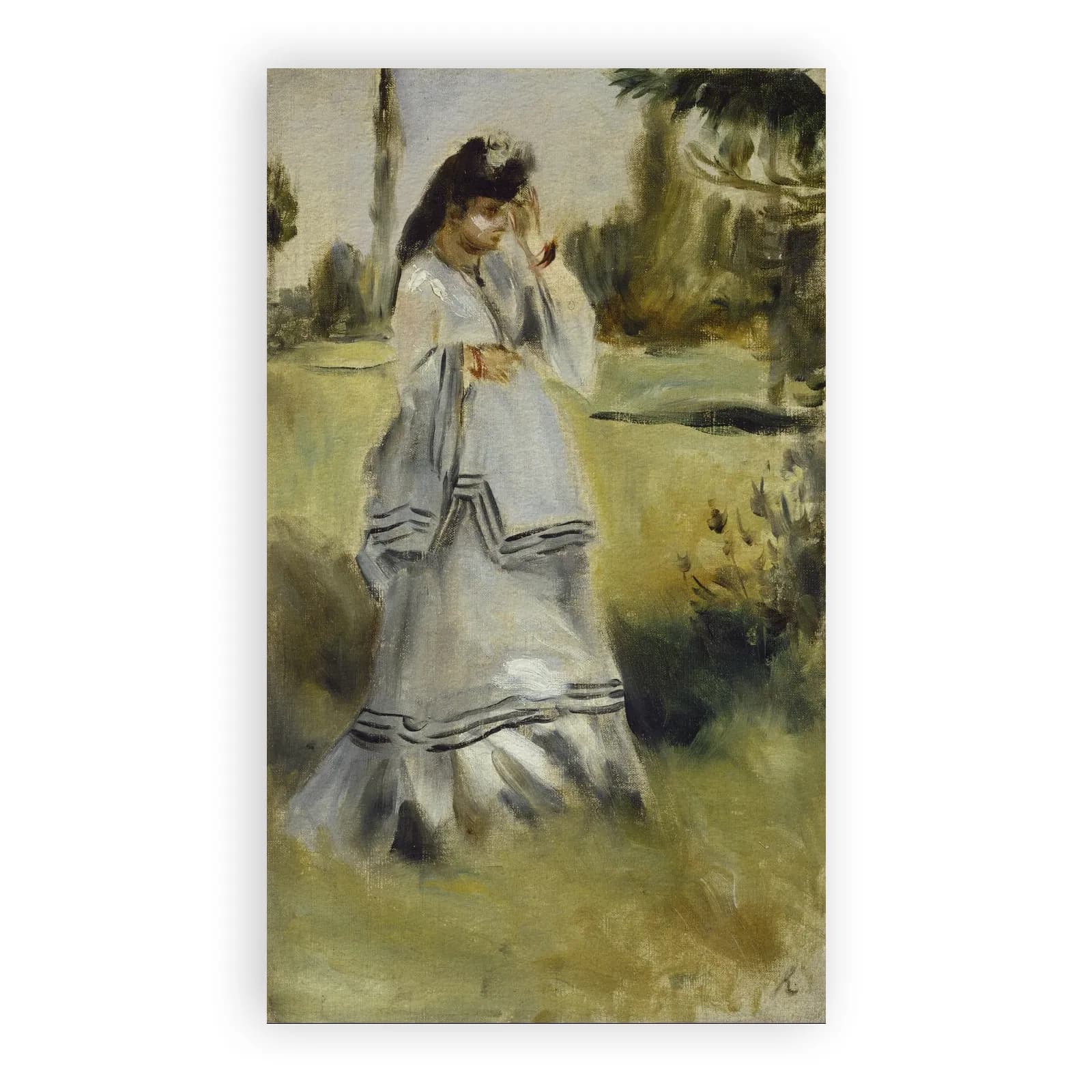 Woman in a Park by Pierre Auguste Renoir - view 6 thumbnail