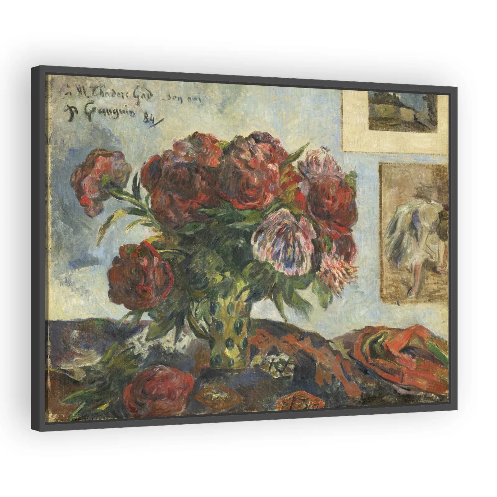 Still Life with Peonies by Paul Gauguin