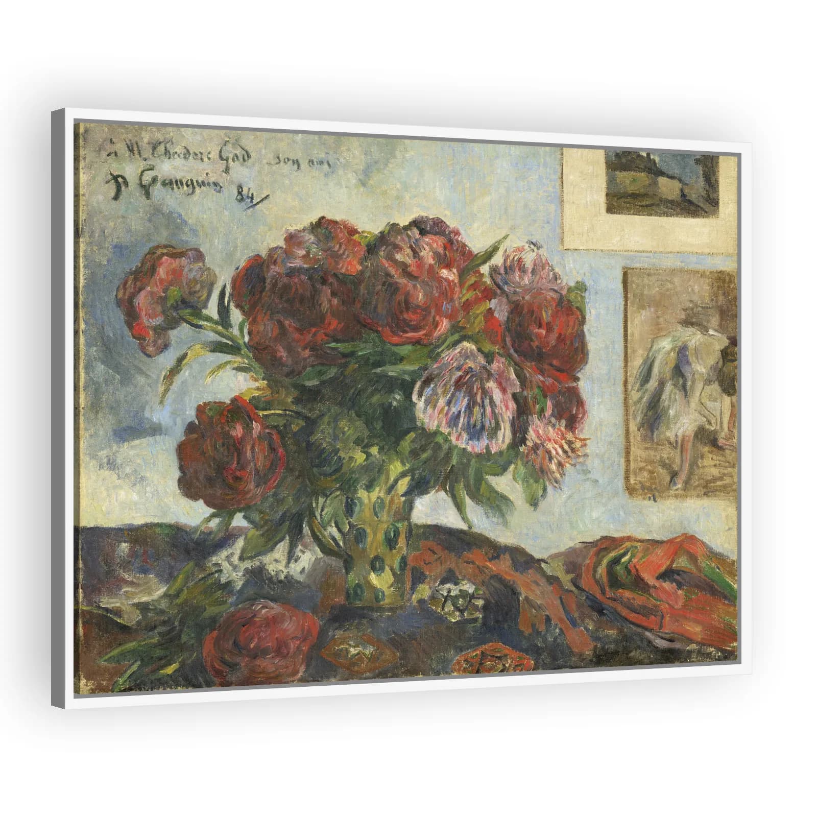 Still Life with Peonies by Paul Gauguin - view 5 thumbnail