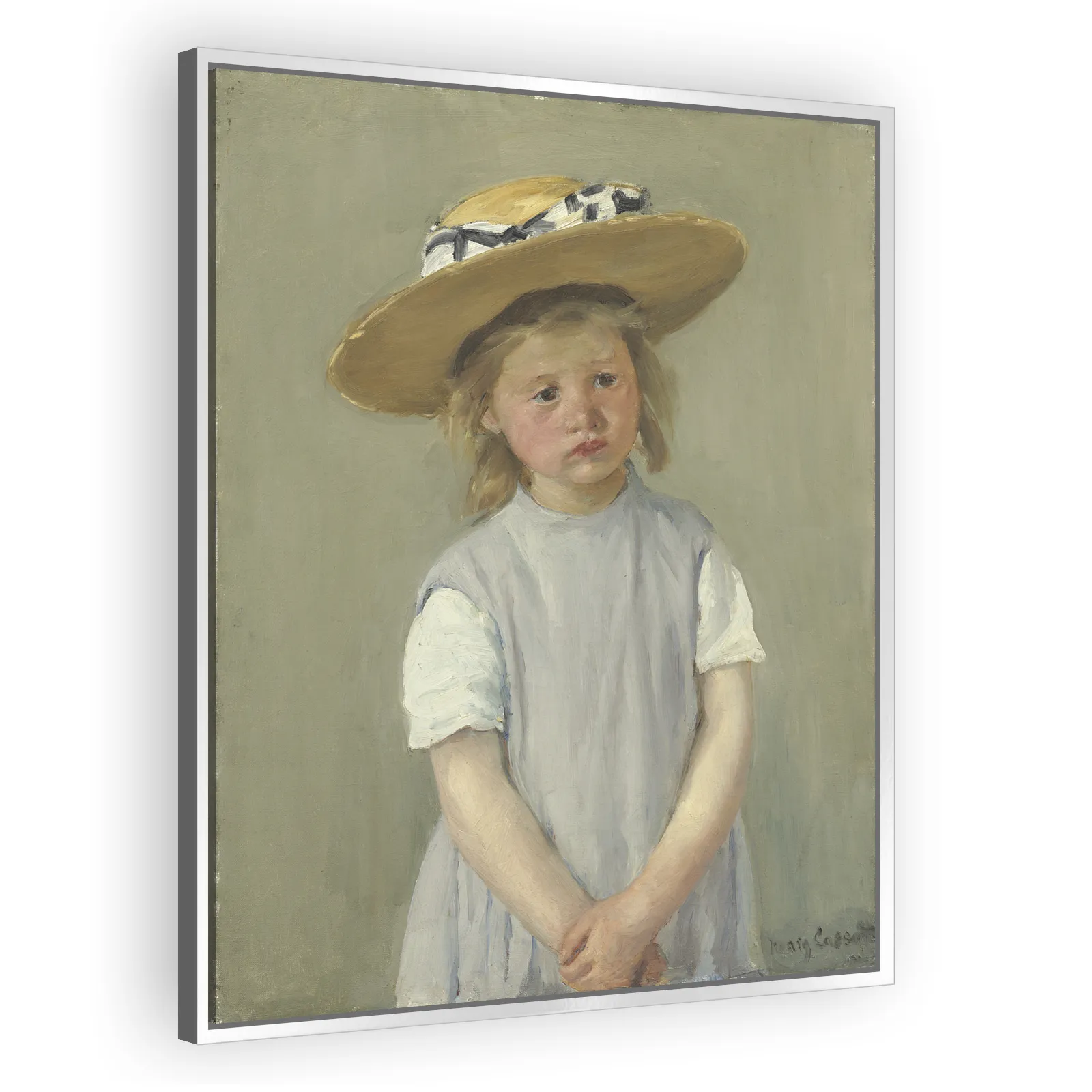 Child in a Straw Hat by Mary Cassatt - view 4 thumbnail