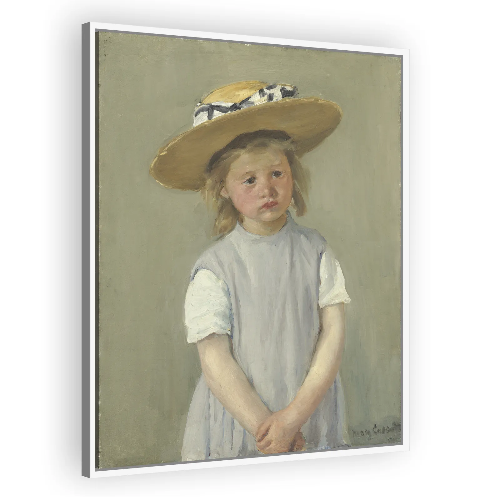 Child in a Straw Hat by Mary Cassatt - view 5 thumbnail