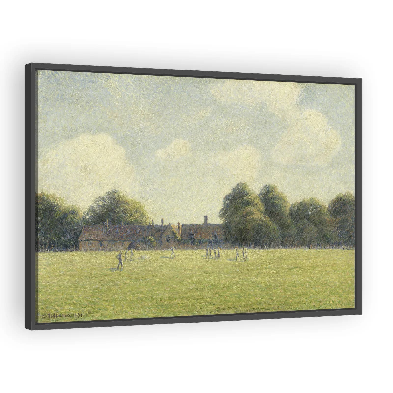Hampton Court Green by Camille Pissarro