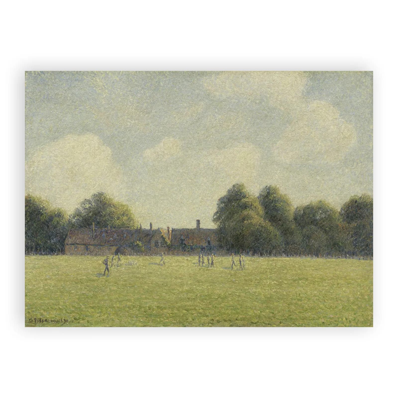 Hampton Court Green by Camille Pissarro - view 6 thumbnail