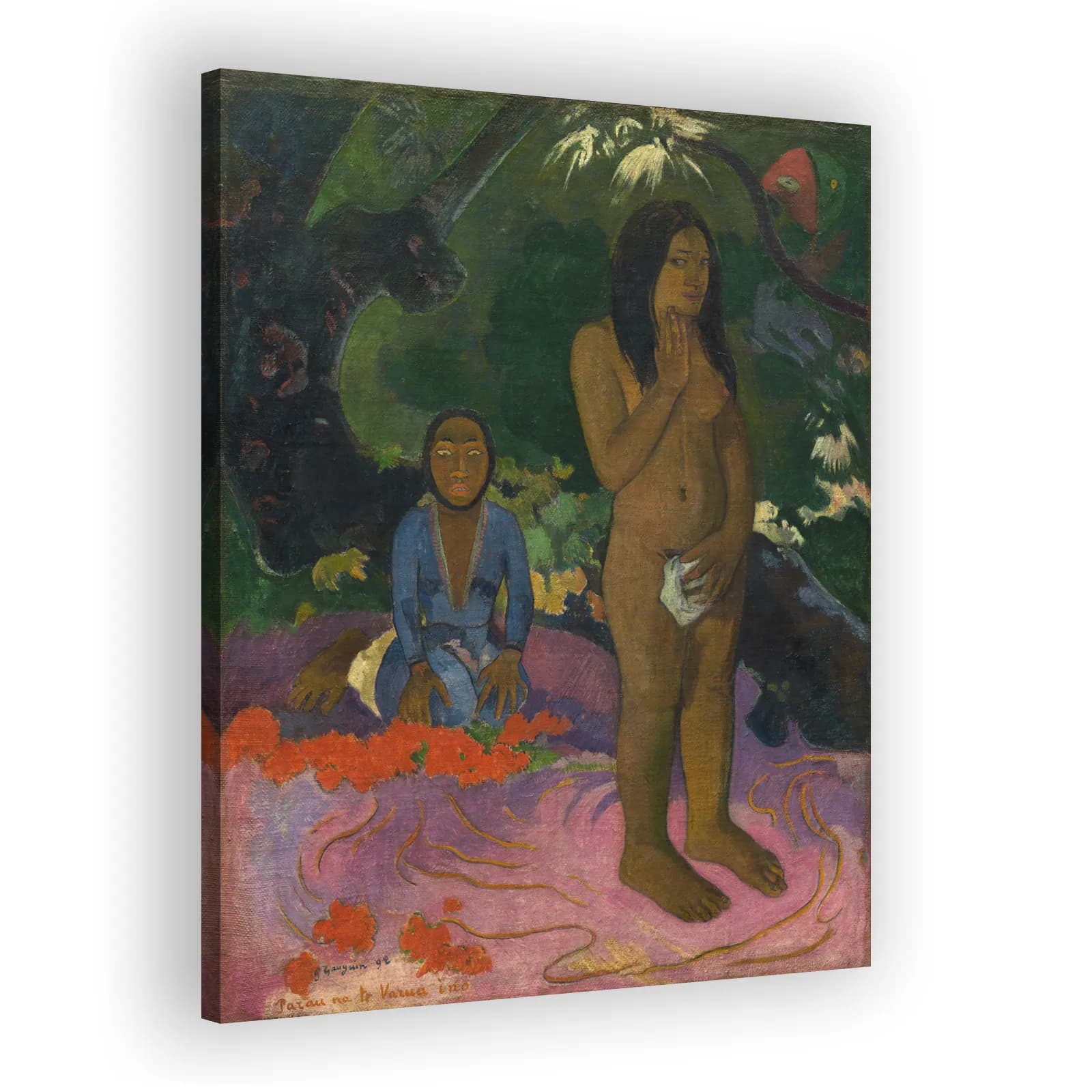 Parau na te Varua ino (Words of the Devil) by Paul Gauguin - view 2 thumbnail