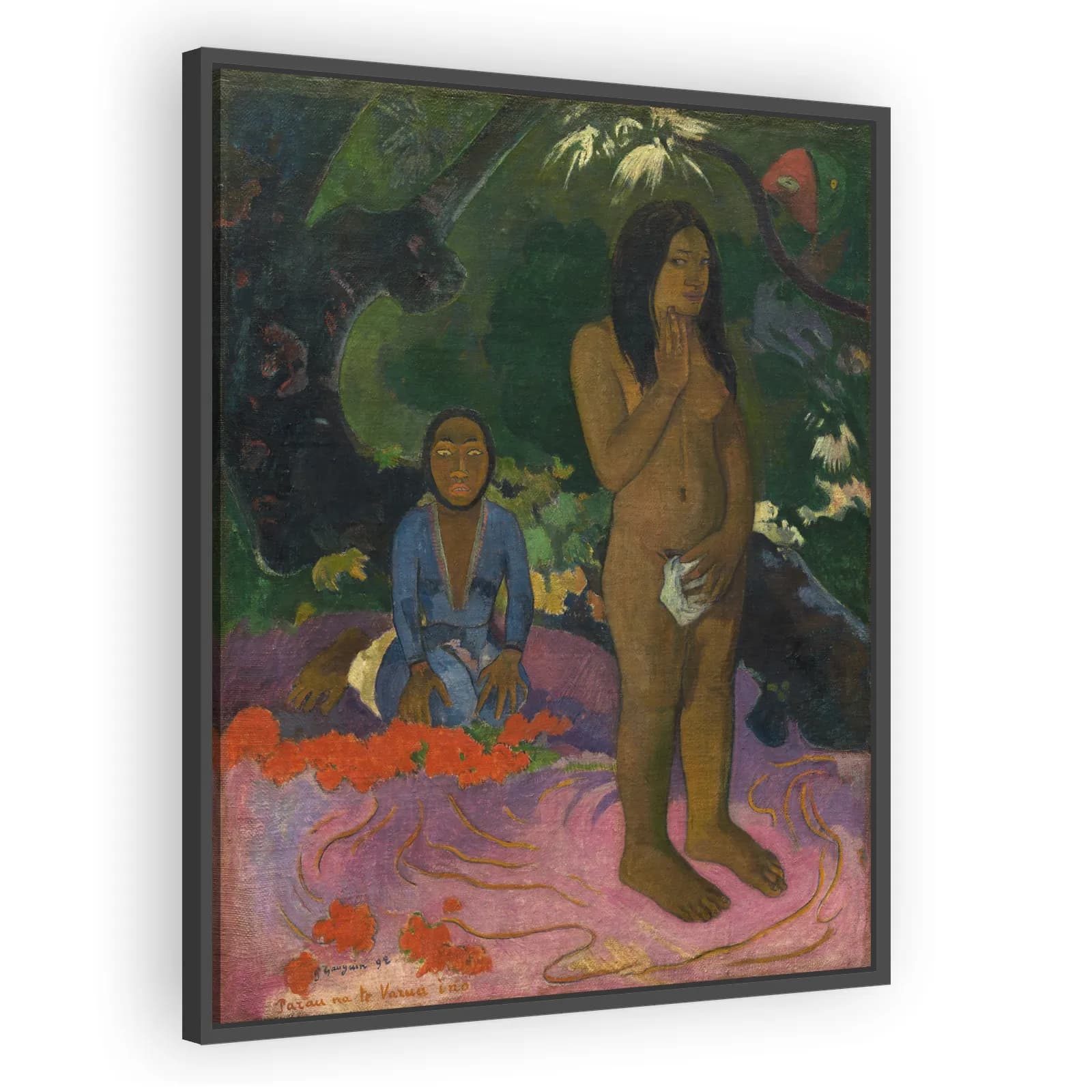 Parau na te Varua ino (Words of the Devil) by Paul Gauguin