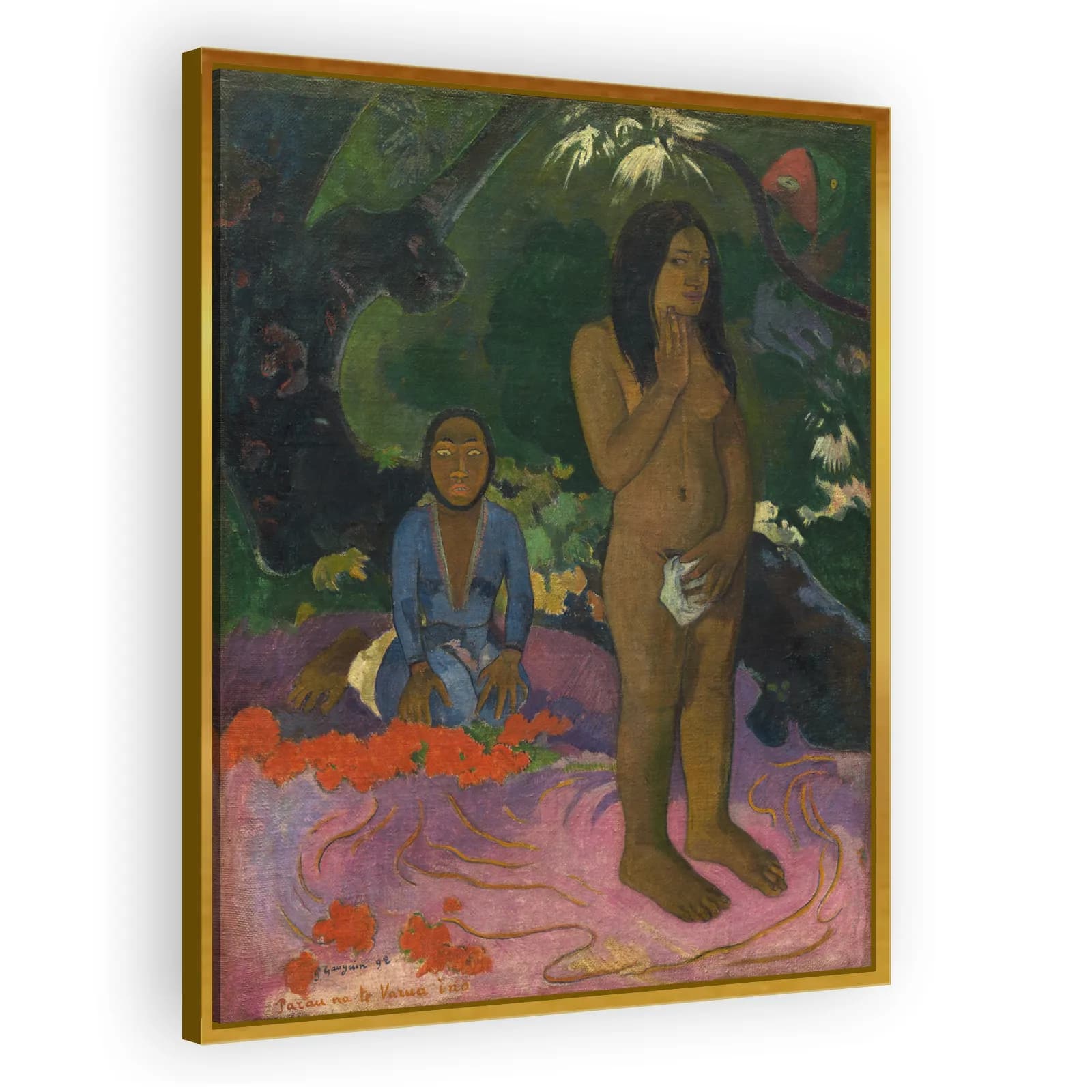 Parau na te Varua ino (Words of the Devil) by Paul Gauguin - view 3 thumbnail