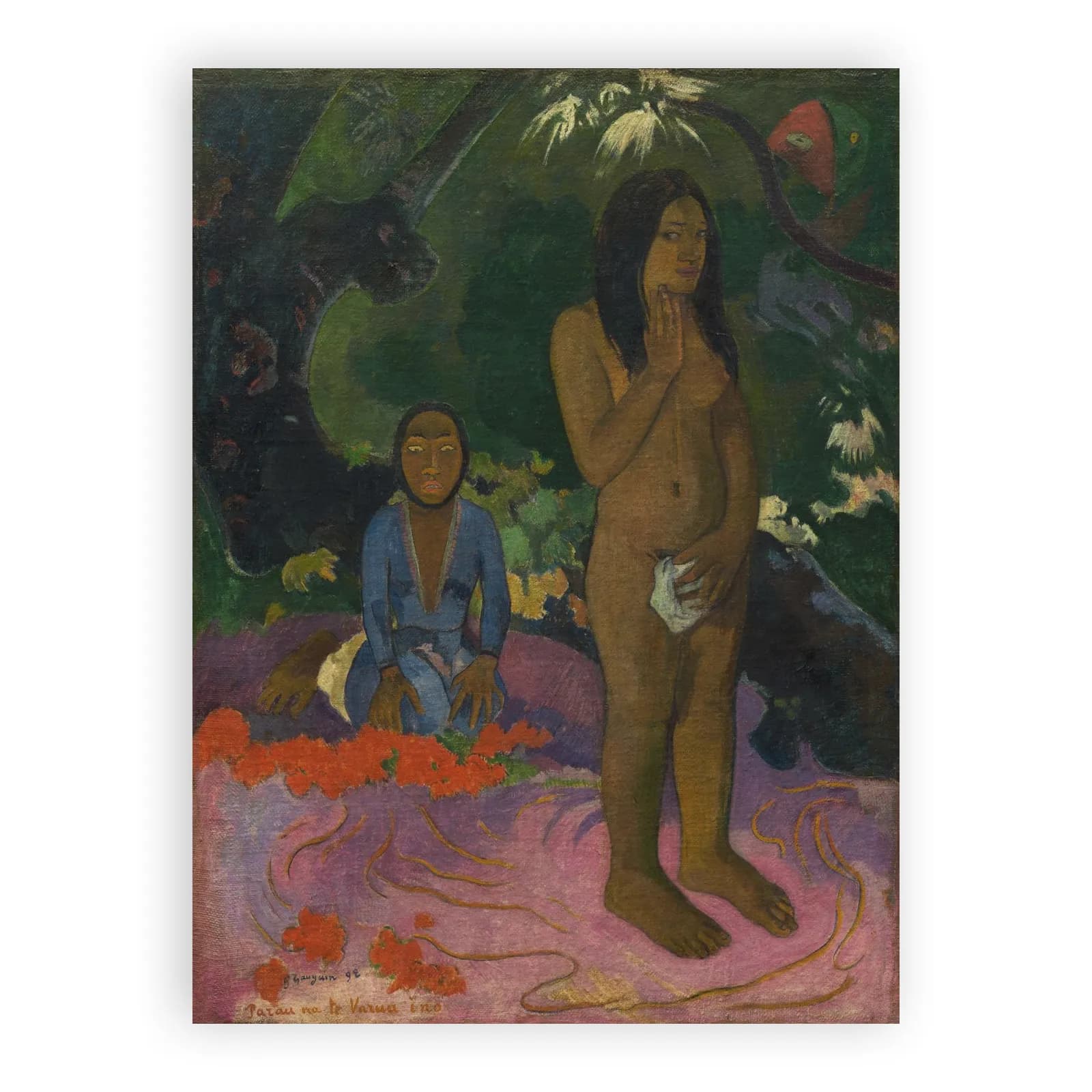 Parau na te Varua ino (Words of the Devil) by Paul Gauguin - view 6 thumbnail