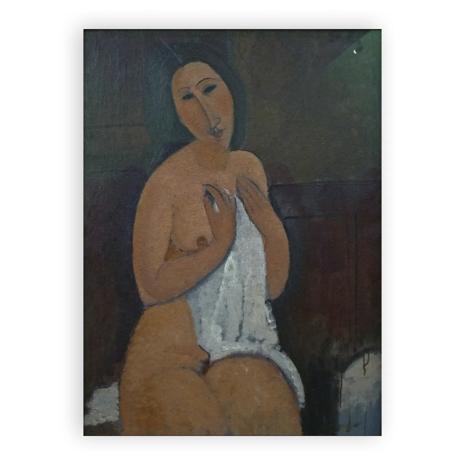 Seated Nude with Shirt by Amedeo Modigliani - view 6 thumbnail