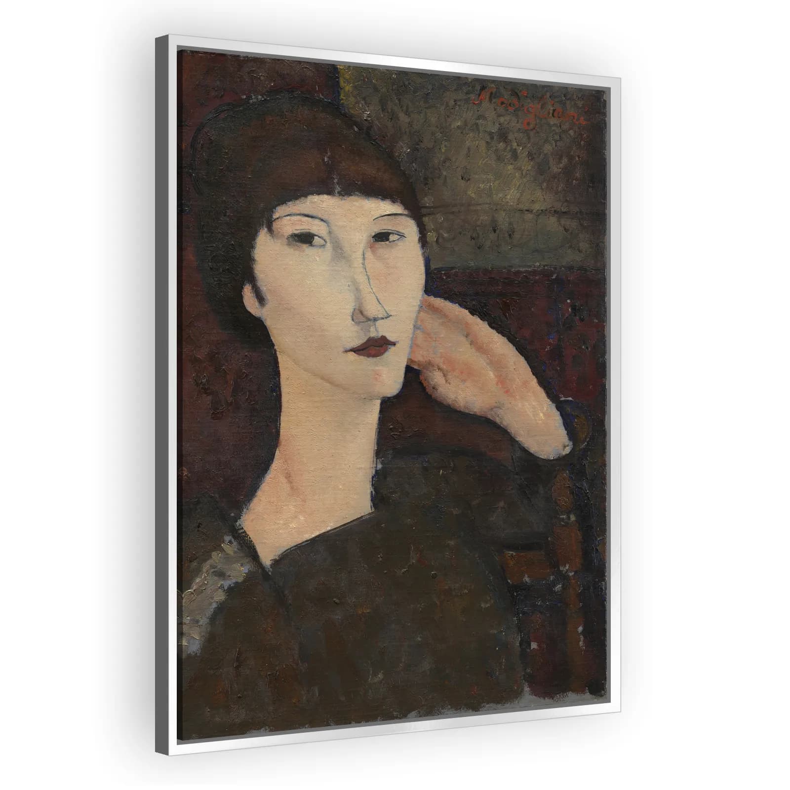 Adrienne (Woman with Bangs) by Amedeo Modigliani - view 4 thumbnail