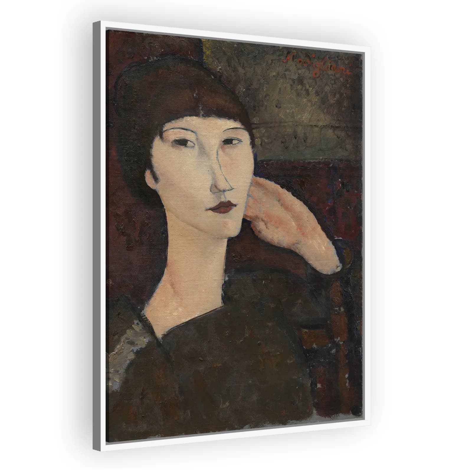 Adrienne (Woman with Bangs) by Amedeo Modigliani - view 5 thumbnail