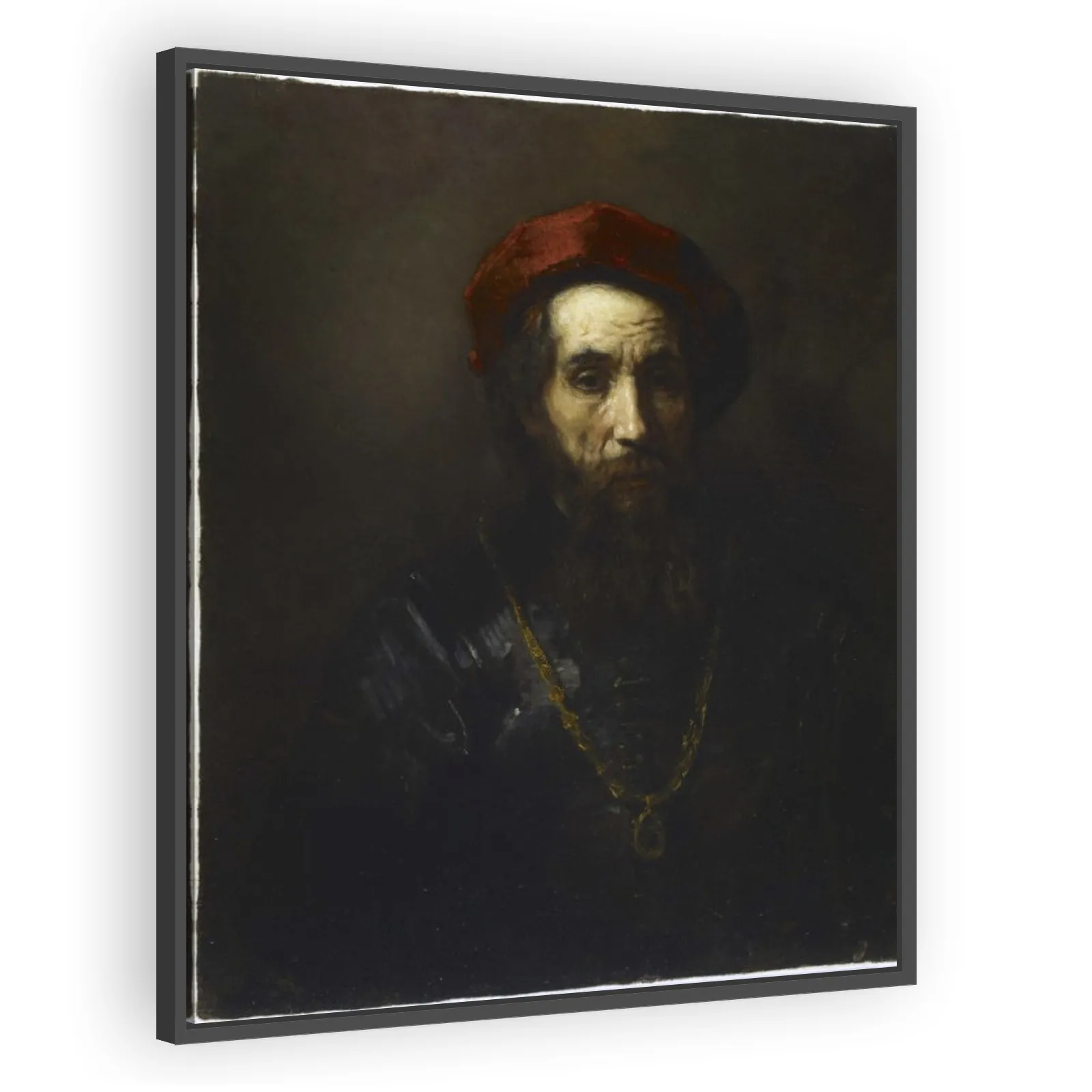 Portrait of a Rabbi by Rembrandt Van Rijn