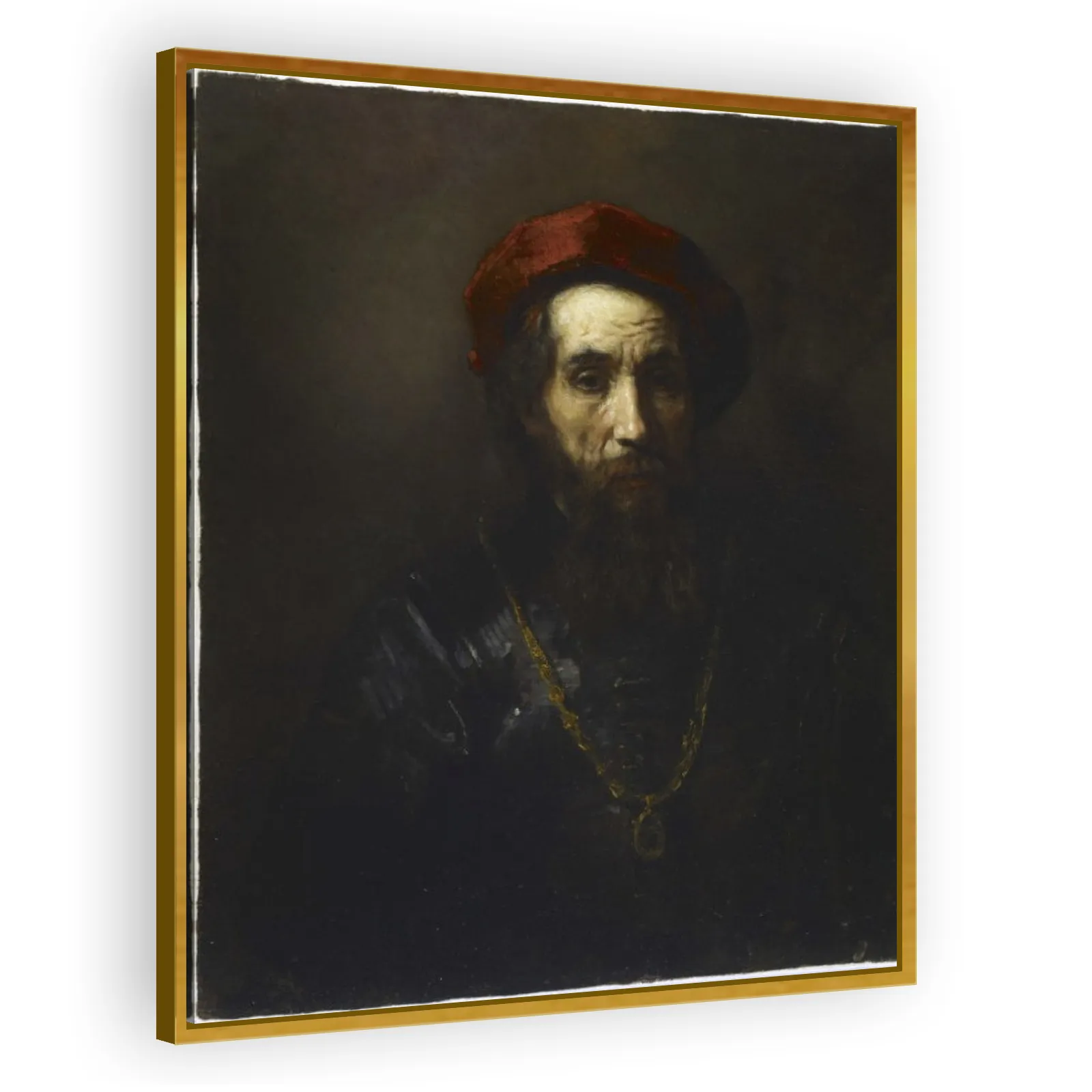 Portrait of a Rabbi by Rembrandt Van Rijn - view 3 thumbnail