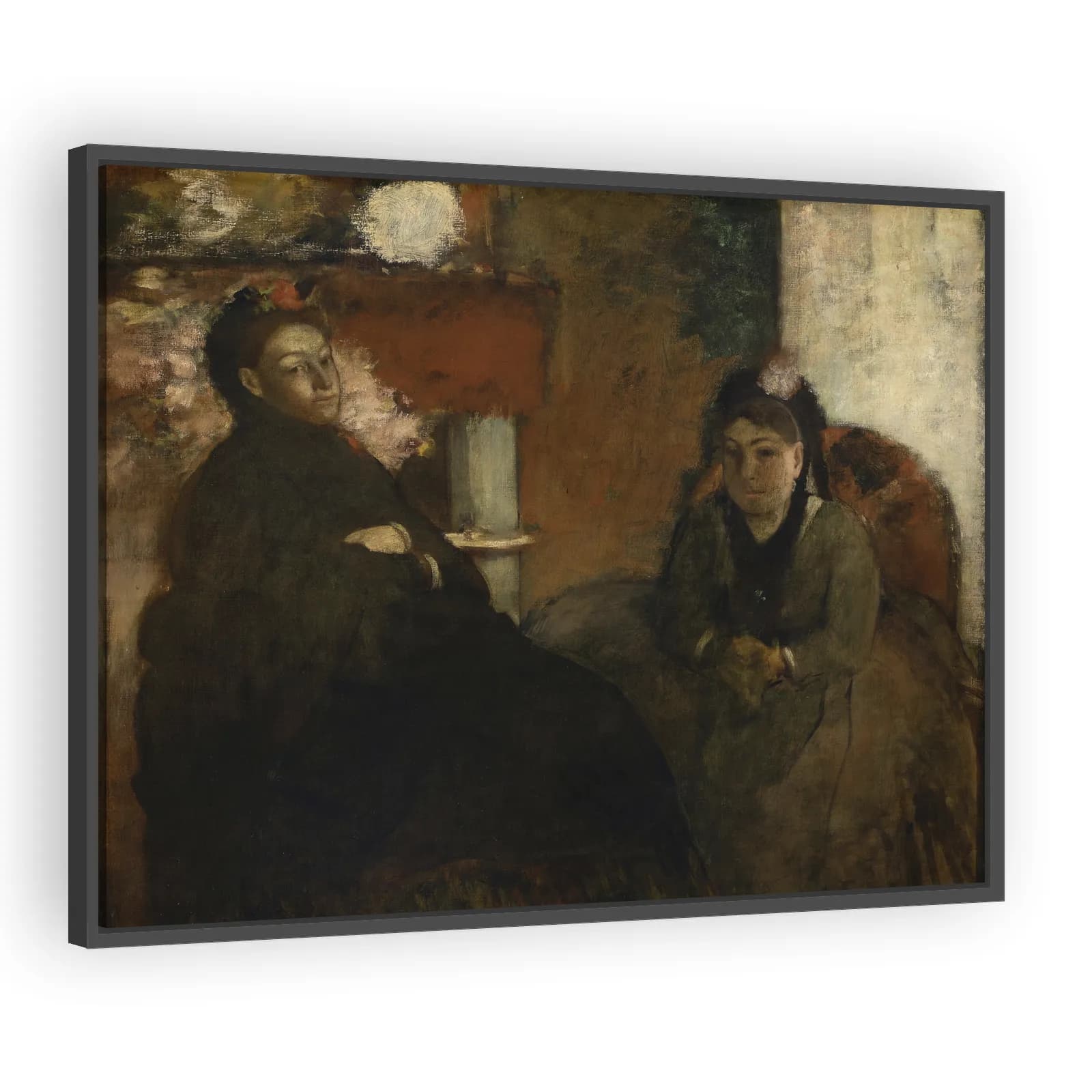 Portrait of Mme. Lisle and Mme Loubens by Edgar Degas