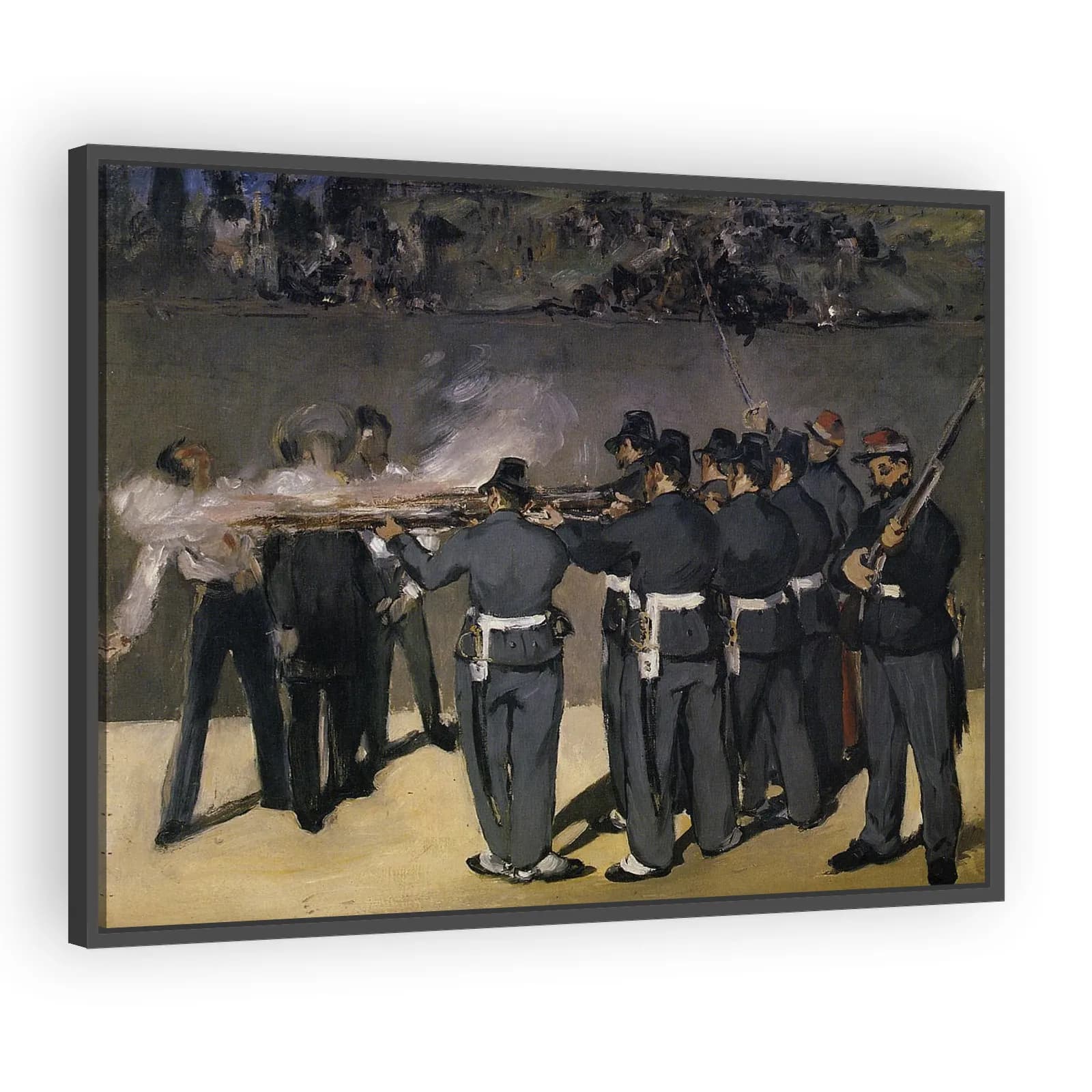 The Execution of Emperor Maximilian by Edouard Manet