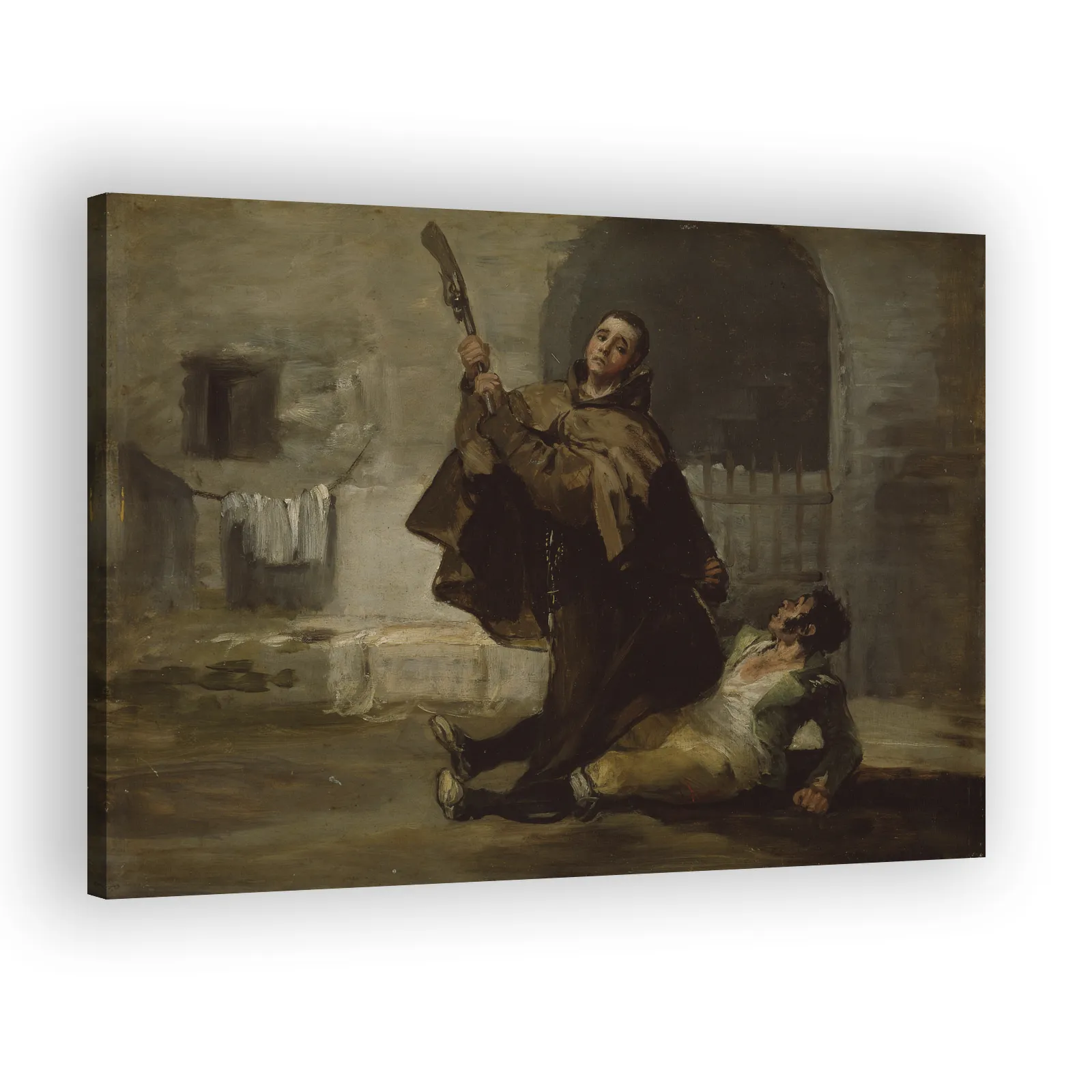 Friar Pedro Clubs El Maragato with the Butt of the Gun by Francisco Goya - view 2 thumbnail