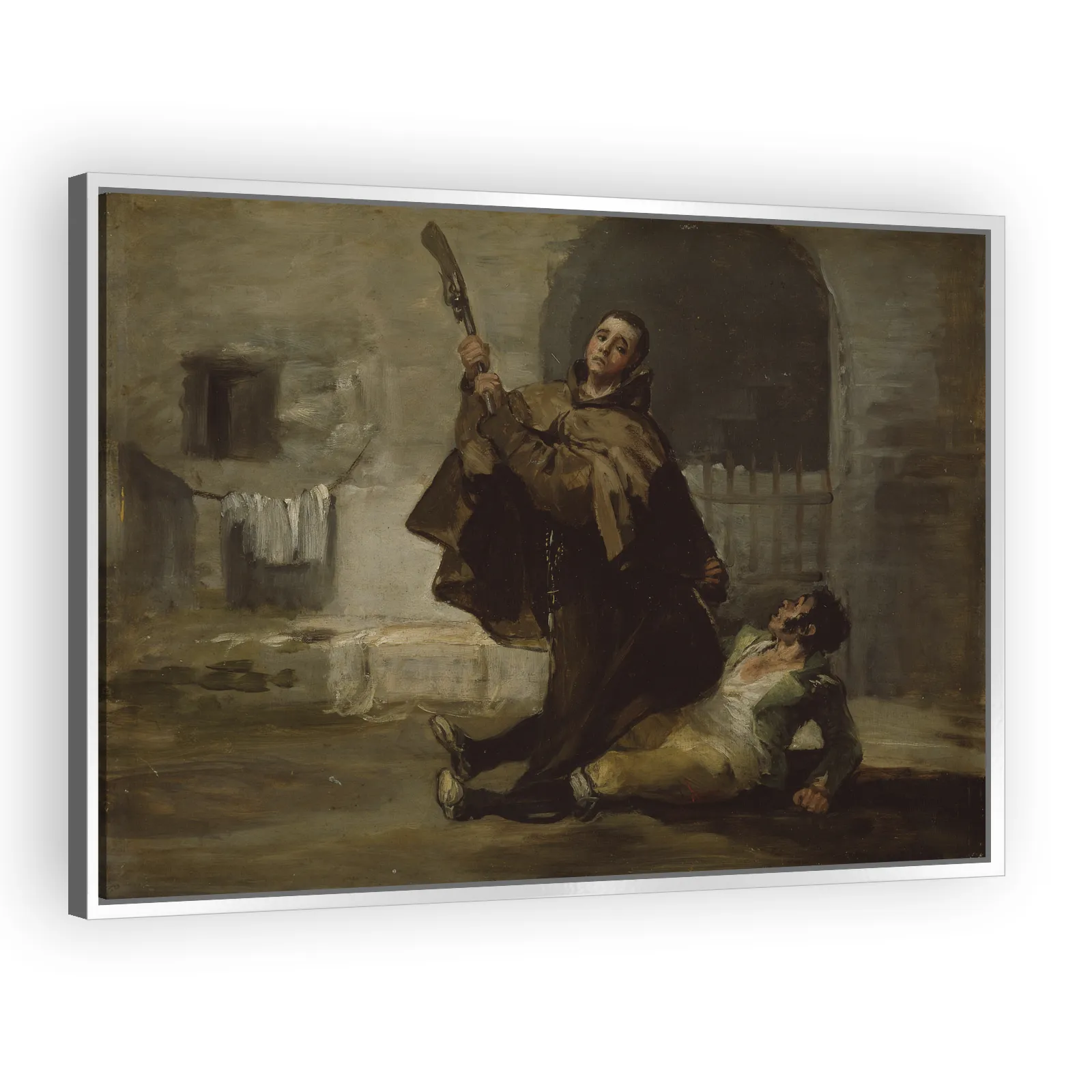 Friar Pedro Clubs El Maragato with the Butt of the Gun by Francisco Goya - view 4 thumbnail