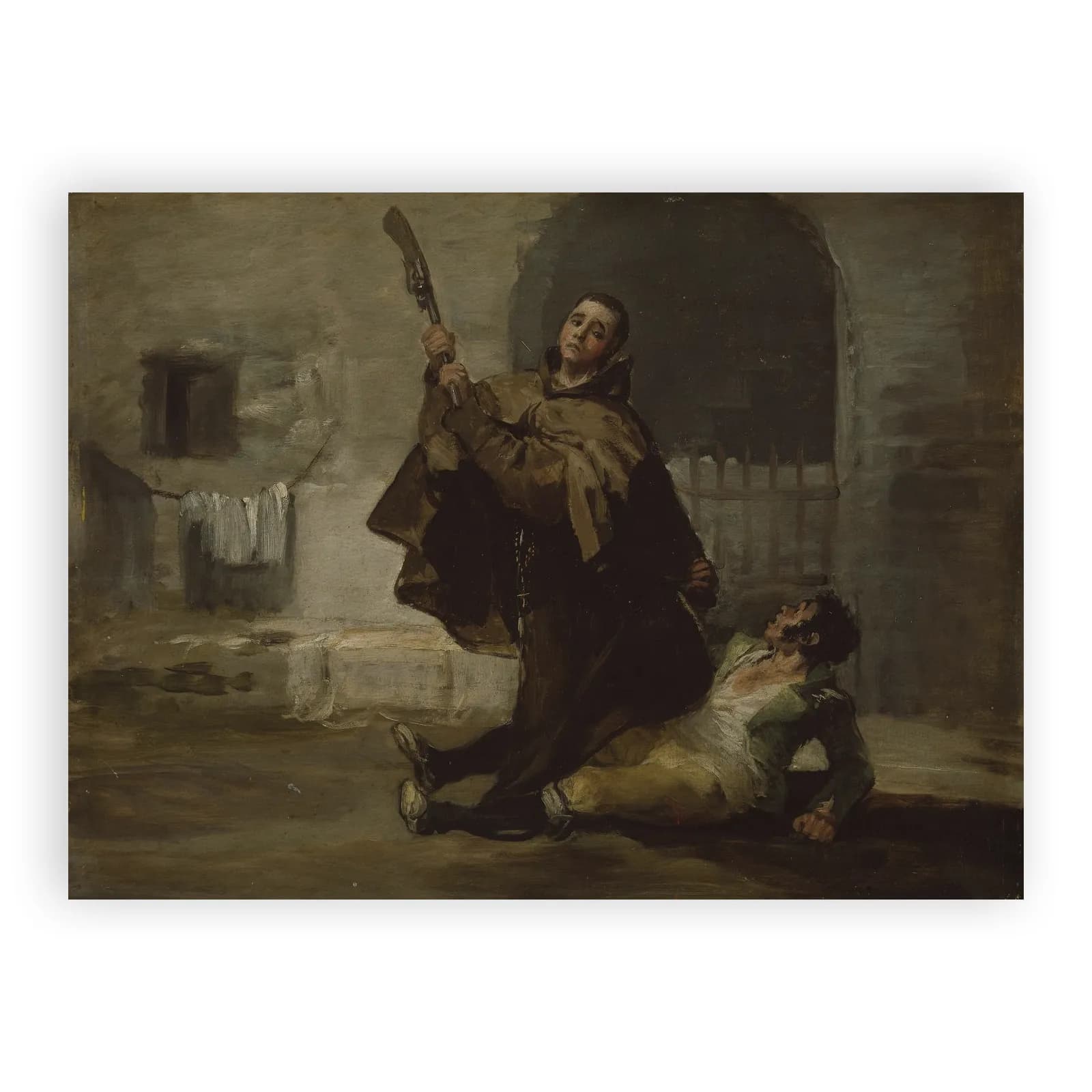 Friar Pedro Clubs El Maragato with the Butt of the Gun by Francisco Goya - view 6 thumbnail