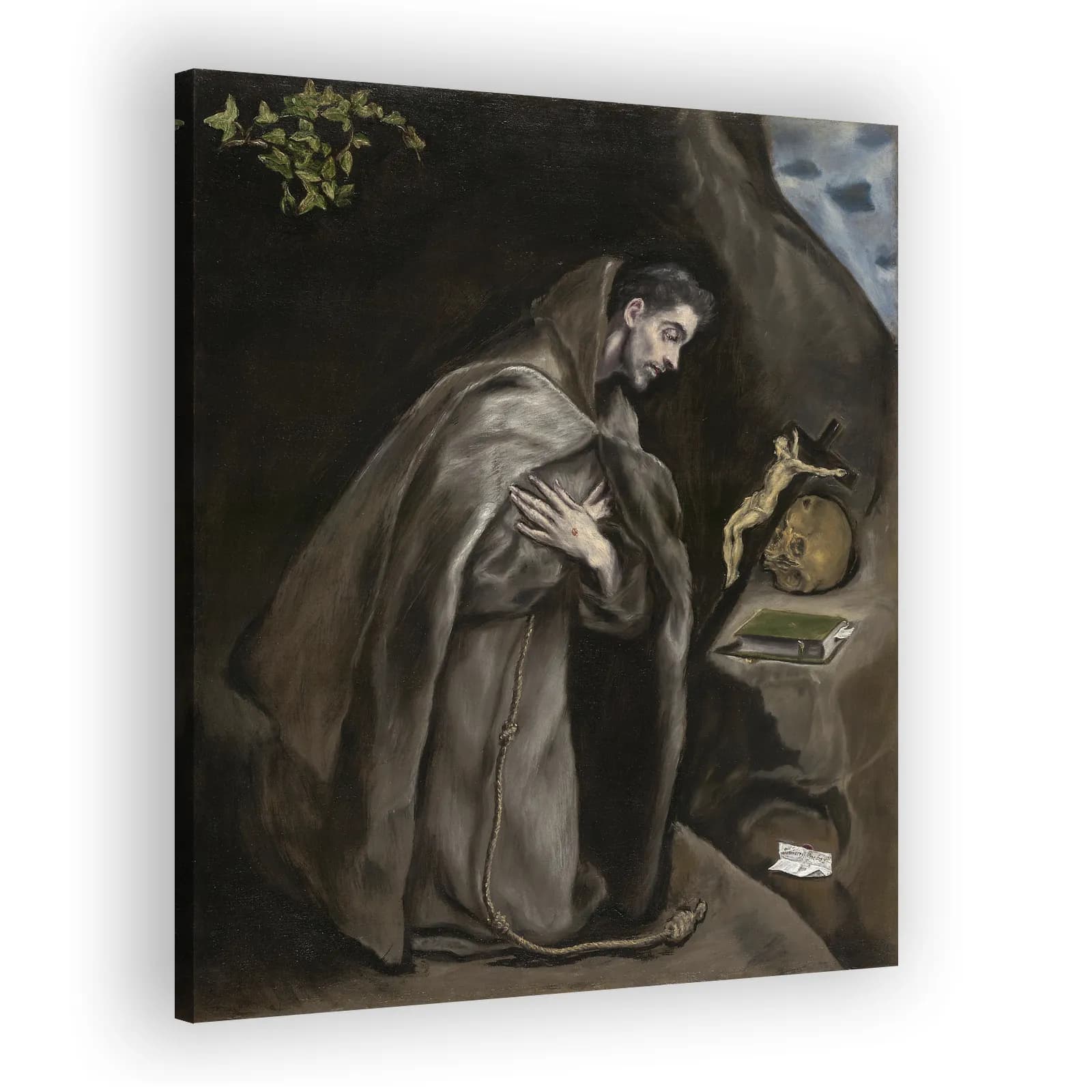 Saint Francis Kneeling in Meditation by El Greco - view 2 thumbnail