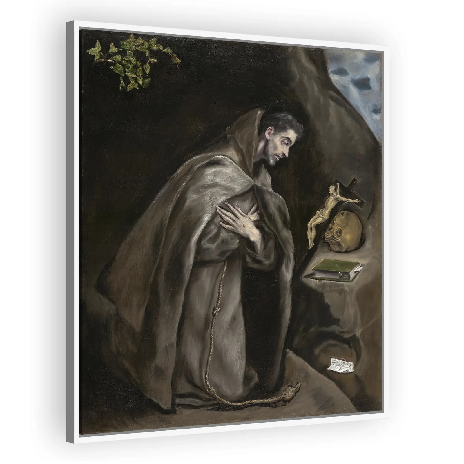 Saint Francis Kneeling in Meditation by El Greco - view 5 thumbnail
