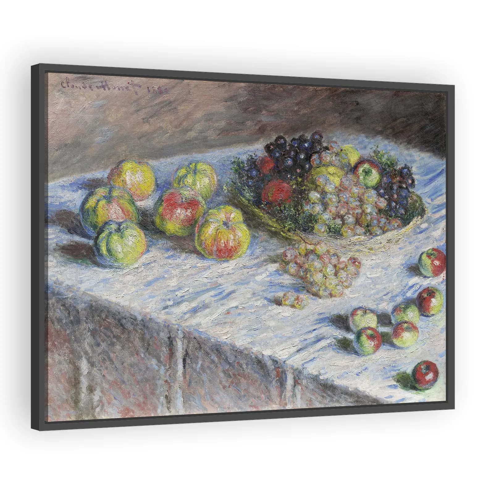 Apples and Grapes by Claude Monet