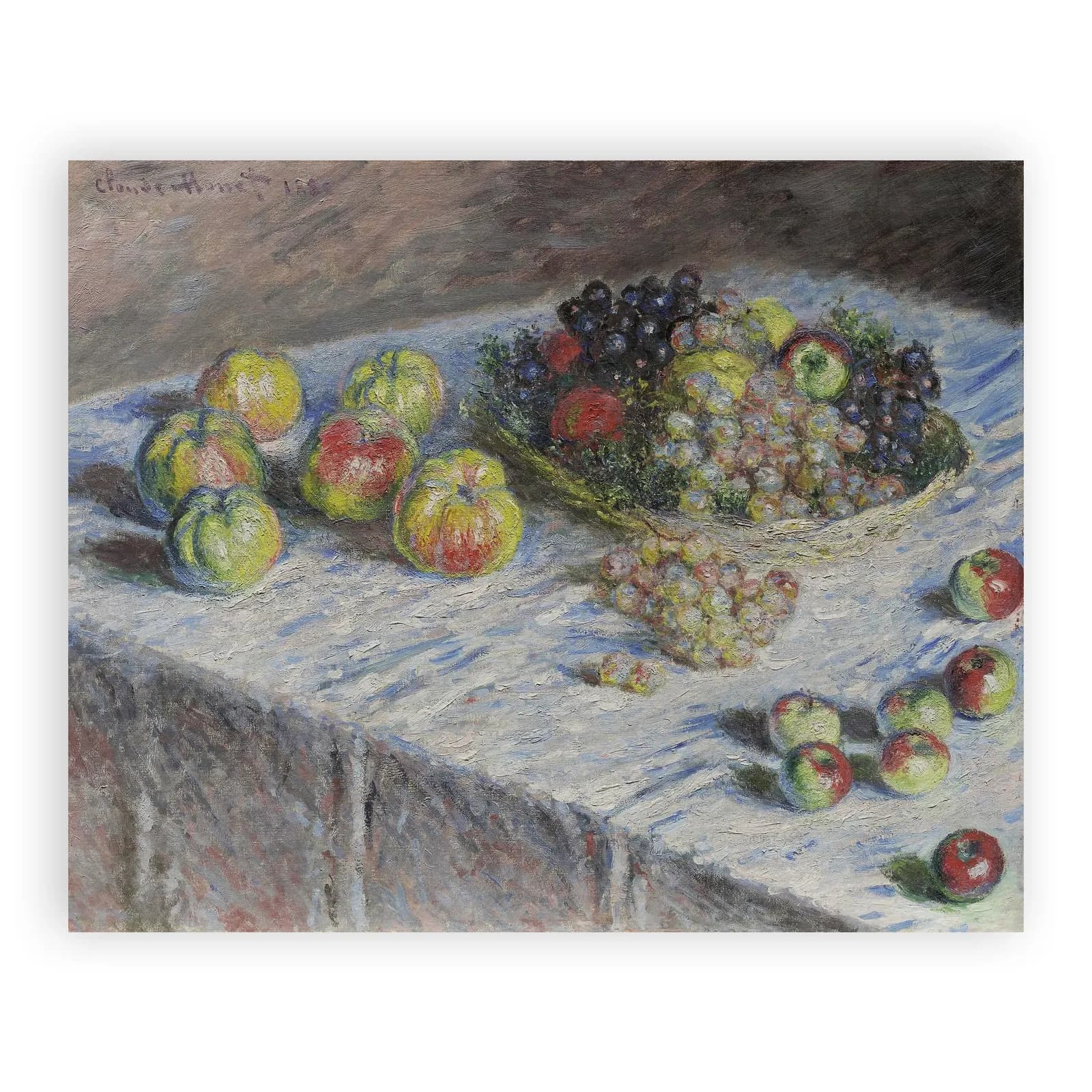 Apples and Grapes by Claude Monet - view 6 thumbnail