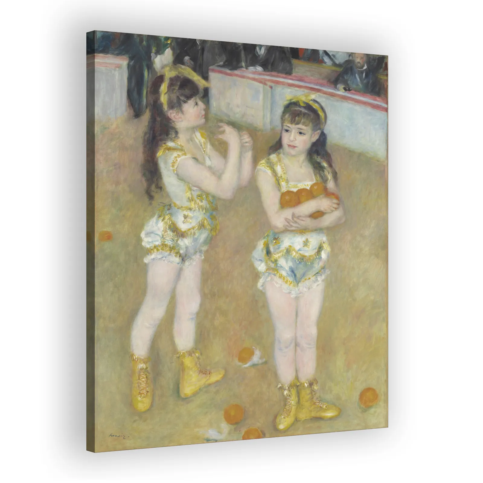 Acrobats at the Cirque Fernando (Francisca and Angelina Wartenberg) by Pierre Auguste Renoir - view 2 thumbnail