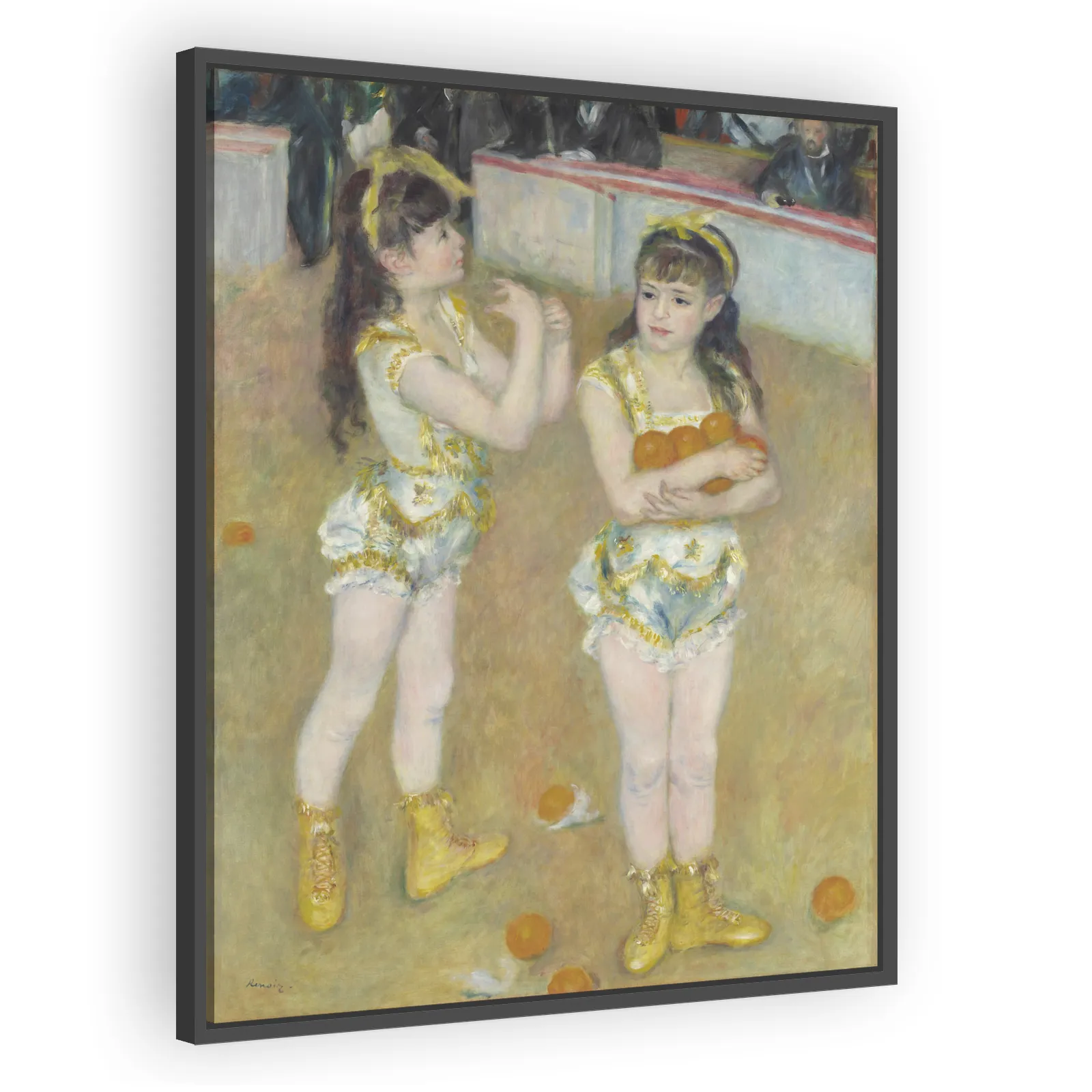 Acrobats at the Cirque Fernando (Francisca and Angelina Wartenberg) by Pierre Auguste Renoir