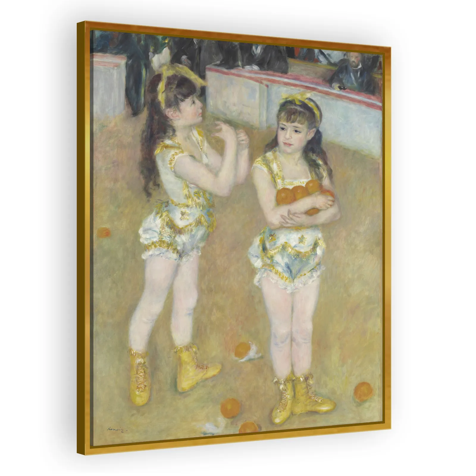 Acrobats at the Cirque Fernando (Francisca and Angelina Wartenberg) by Pierre Auguste Renoir - view 3 thumbnail