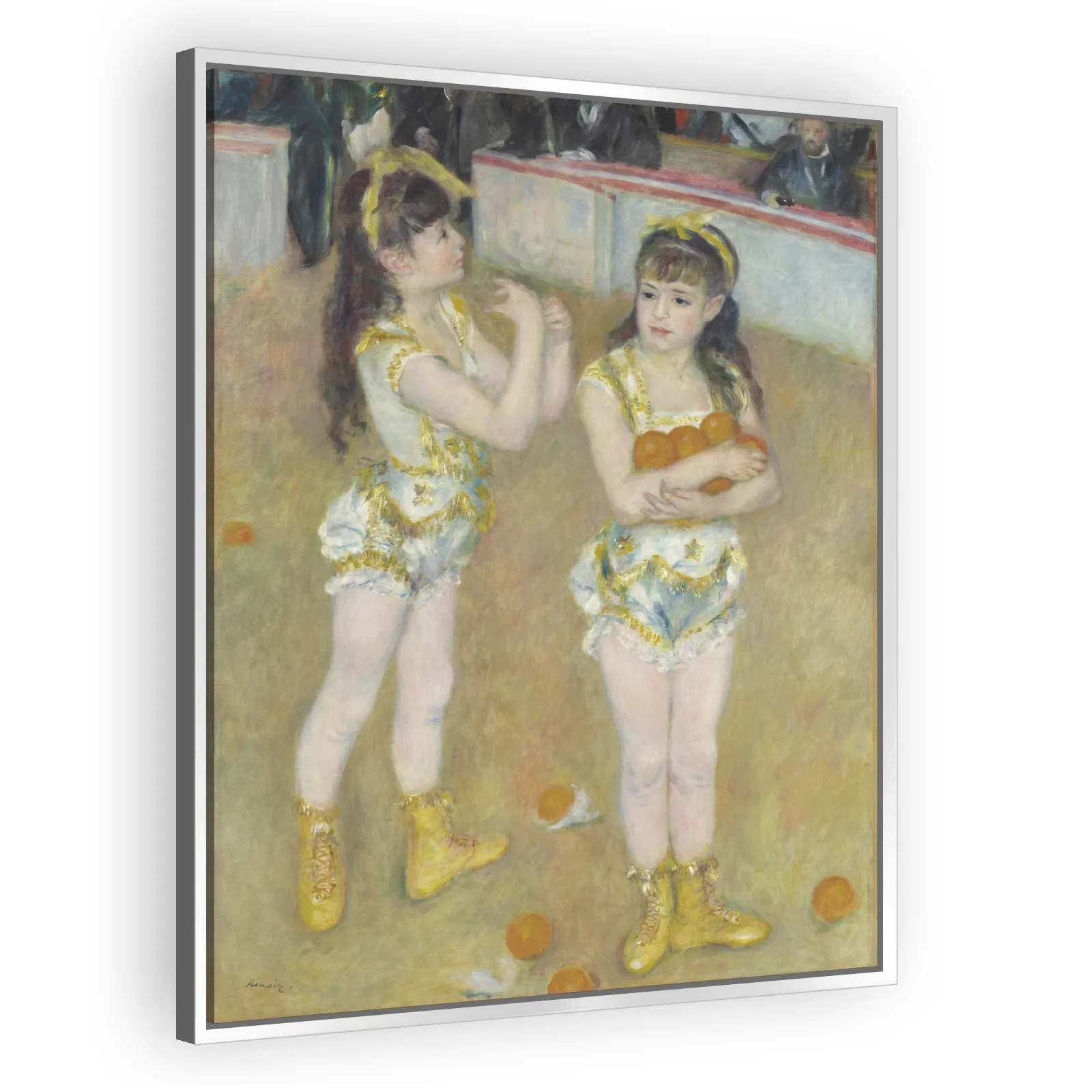 Acrobats at the Cirque Fernando (Francisca and Angelina Wartenberg) by Pierre Auguste Renoir - view 4 thumbnail