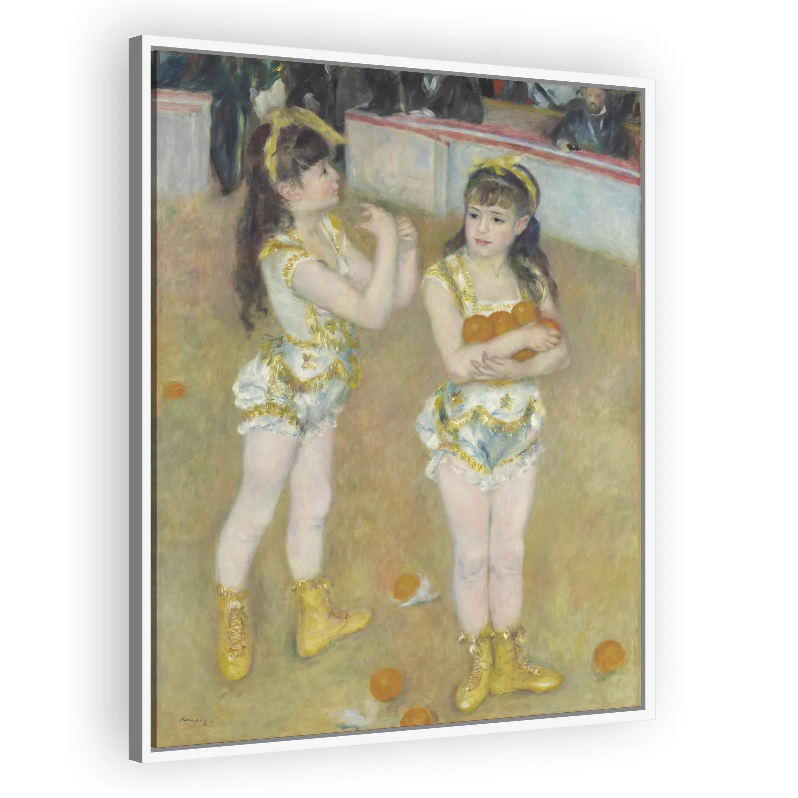 Acrobats at the Cirque Fernando (Francisca and Angelina Wartenberg) by Pierre Auguste Renoir - view 5 thumbnail