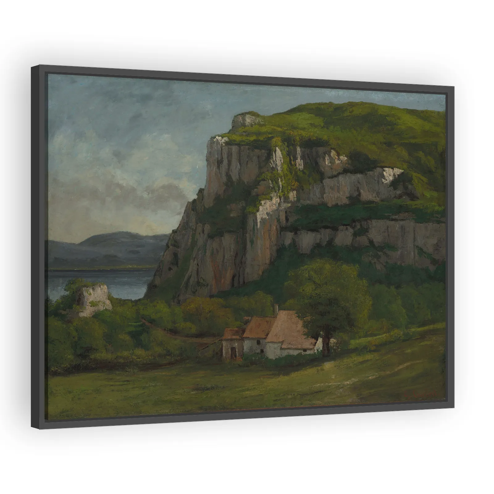 The Rock of Hautepierre by Gustave Courbet