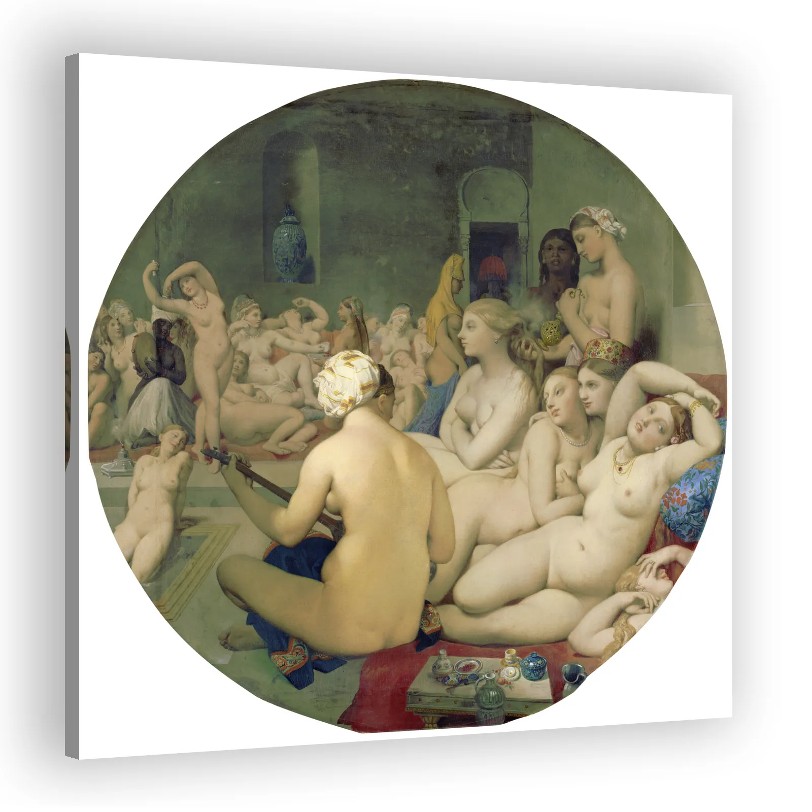 The Turkish Bath by Jean Auguste Dominique Ingres - view 2 thumbnail