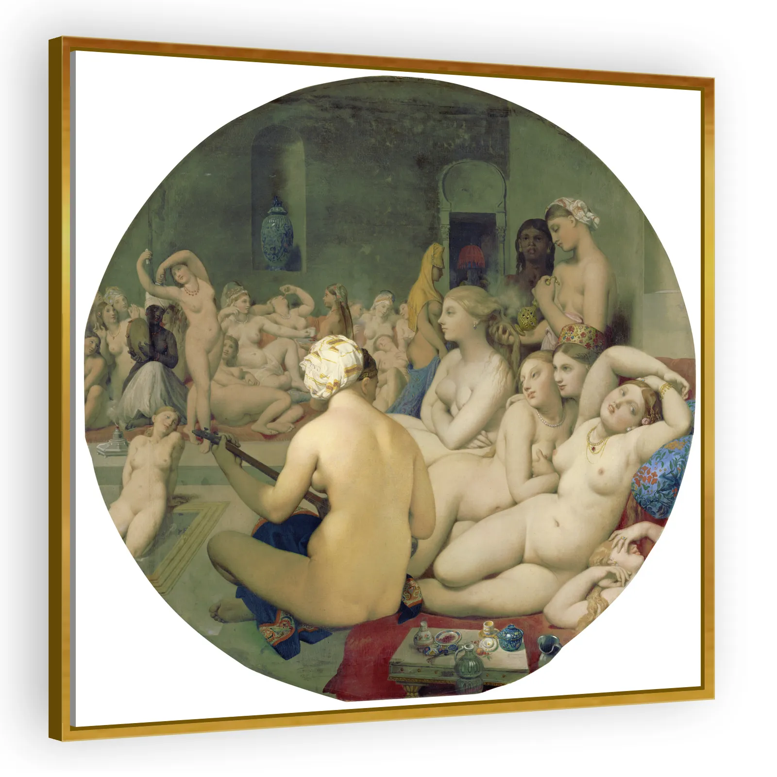 The Turkish Bath by Jean Auguste Dominique Ingres - view 3 thumbnail