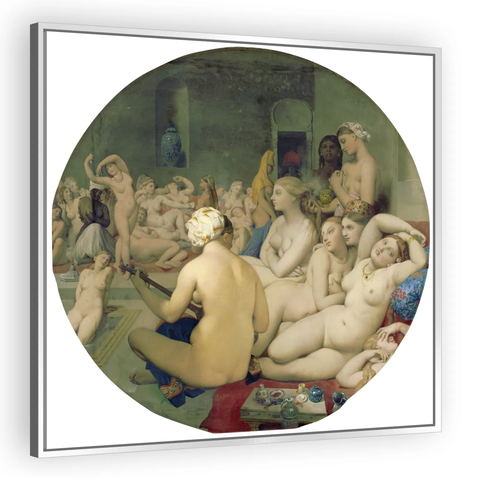 The Turkish Bath by Jean Auguste Dominique Ingres - view 4 thumbnail