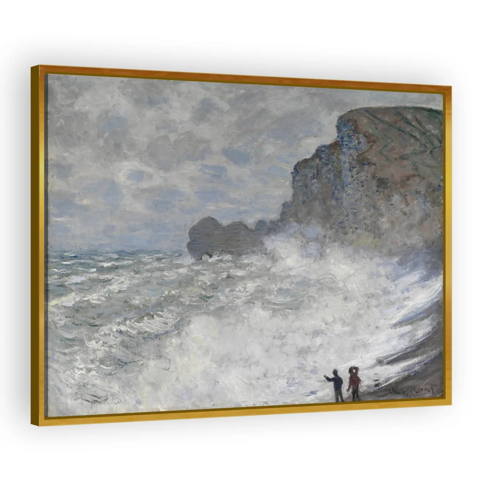 Rough Weather at Étretat by Claude Monet - view 3 thumbnail