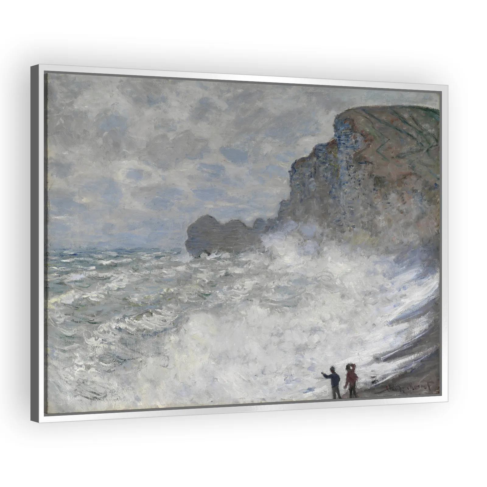 Rough Weather at Étretat by Claude Monet - view 4 thumbnail