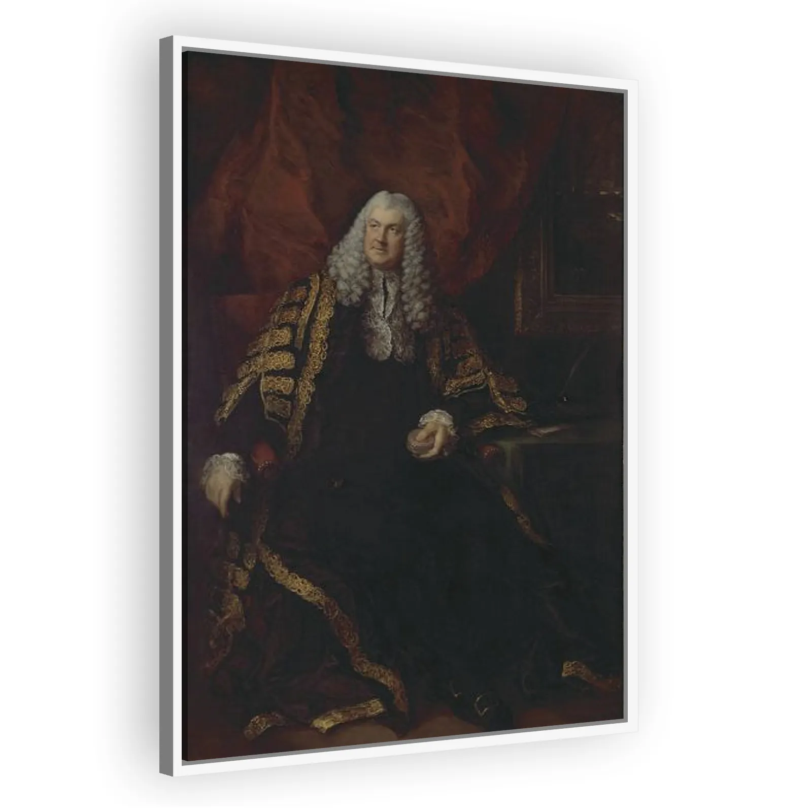 The Rt Hon. Charles Wolfran Cornewall by Thomas Gainsborough - view 5 thumbnail