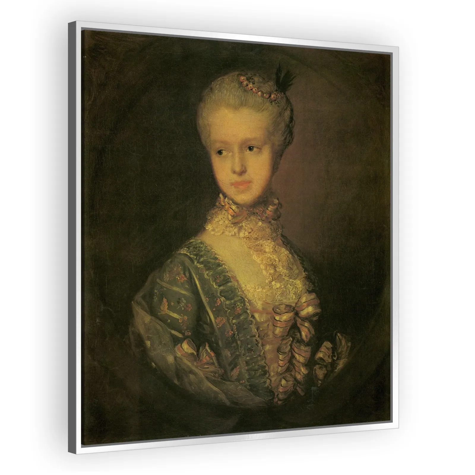 Elizabeth Wrottesley, later Duchess of Grafton by Thomas Gainsborough - view 4 thumbnail